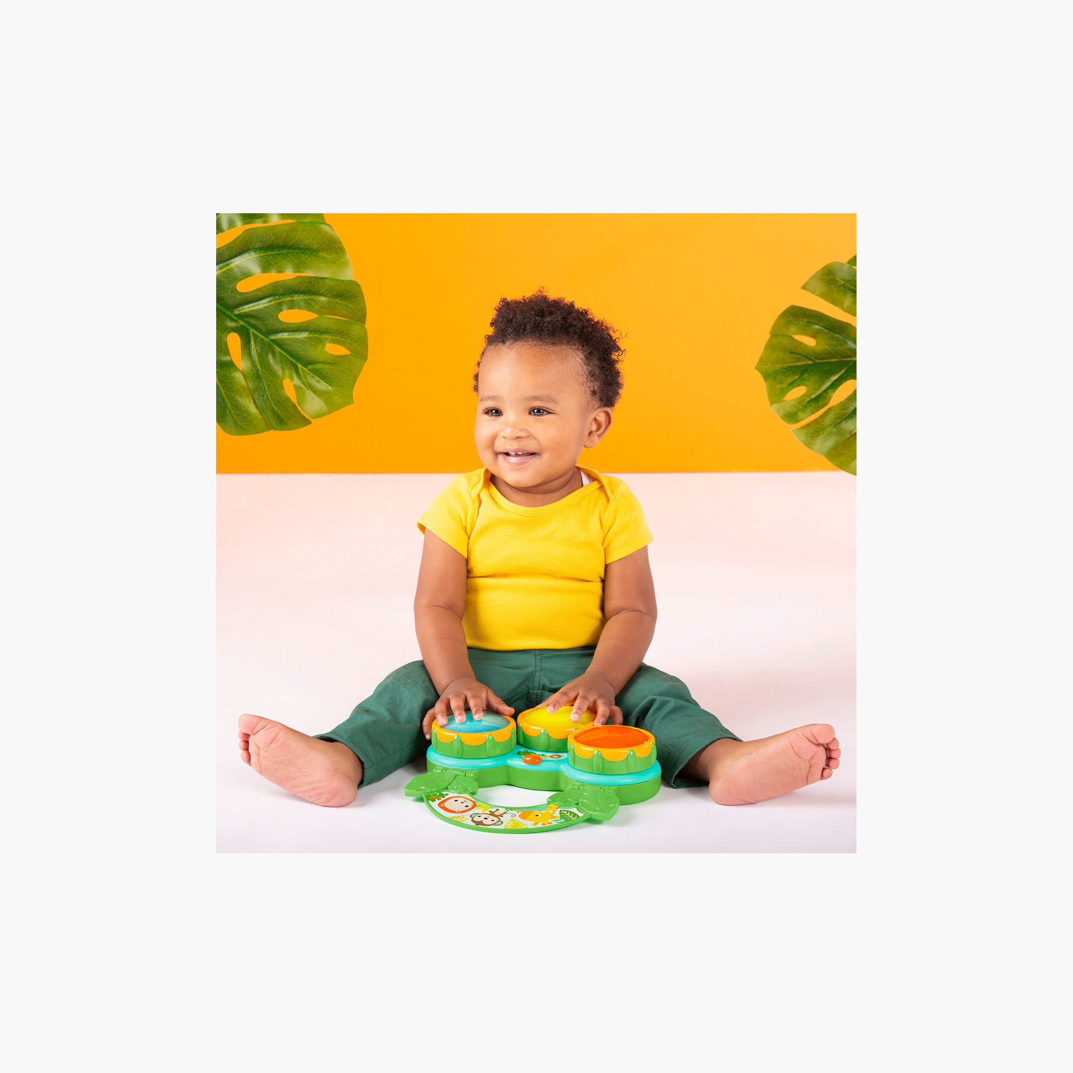 لعبة الطبلة الموسيقية سفاري بيتس من برايت ستارتس-toys-babyandtoddlertoys-lightsandmusicaltoys-image-3