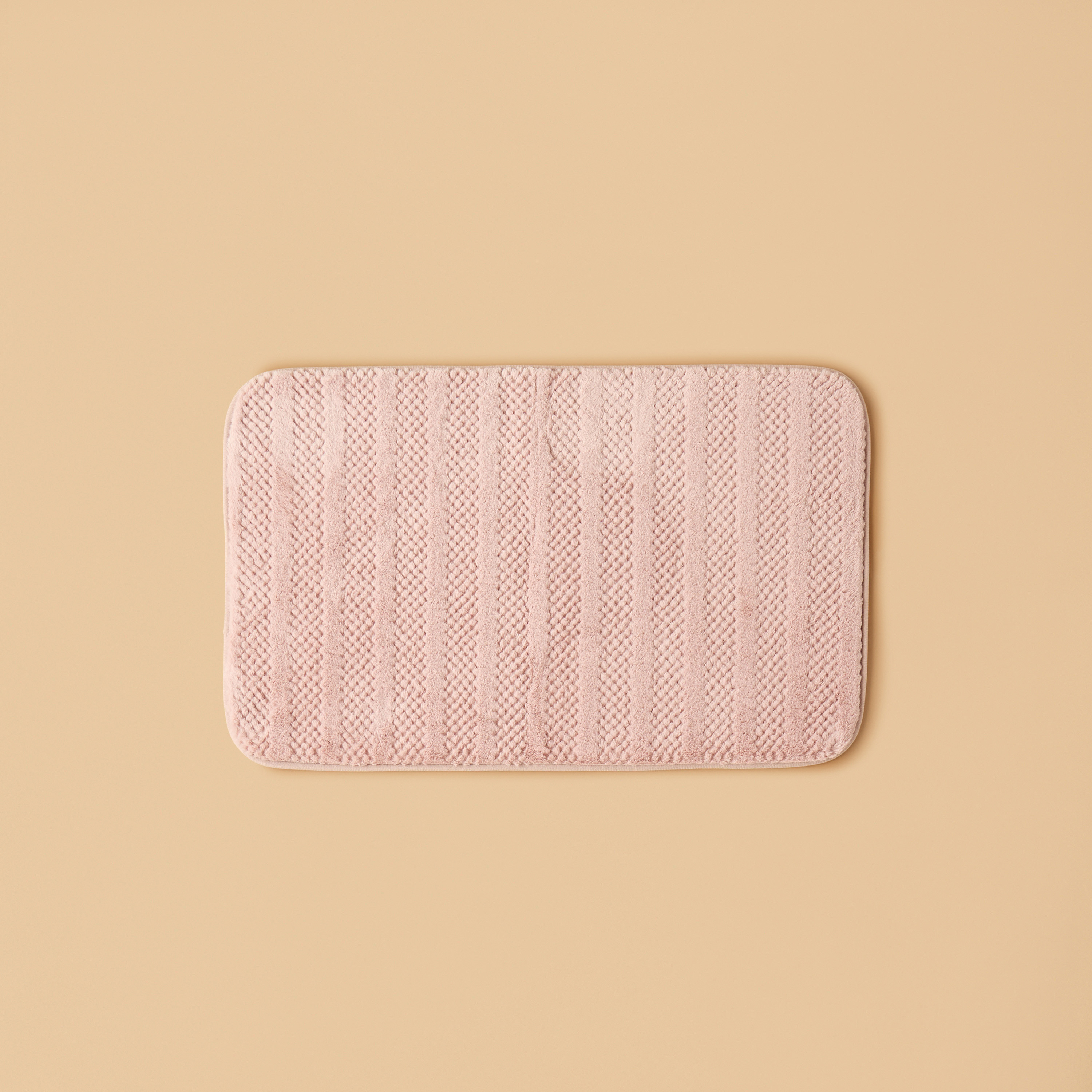 Textured 2-Piece Foam Bath Mat Set - 50x80 cm-household-bathandlaundry-bathlinen-bathmatsandtubmats-image-2