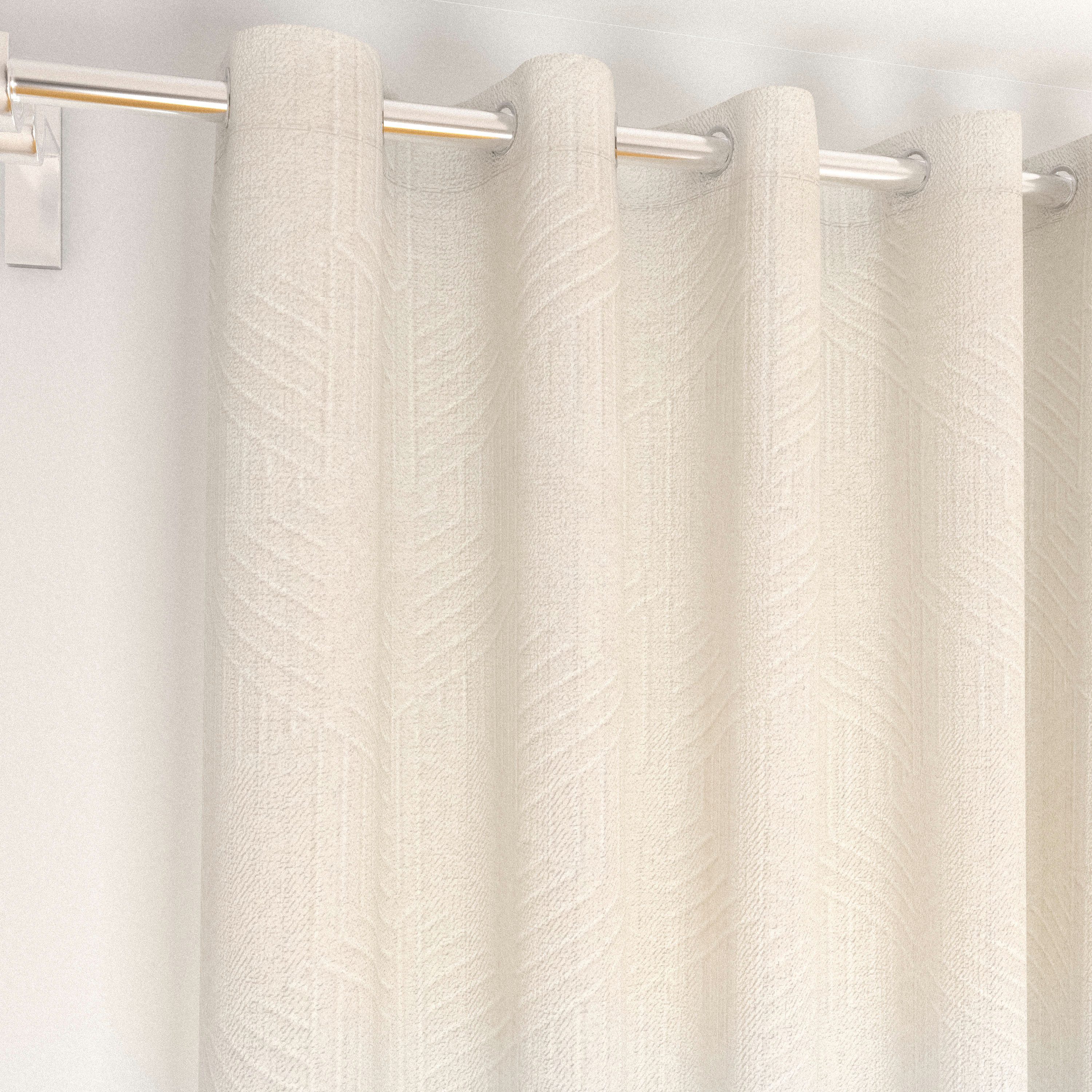 Textured 2-Piece Blackout Curtain Set - 140x240 cm-household-windows-curtains-image-3