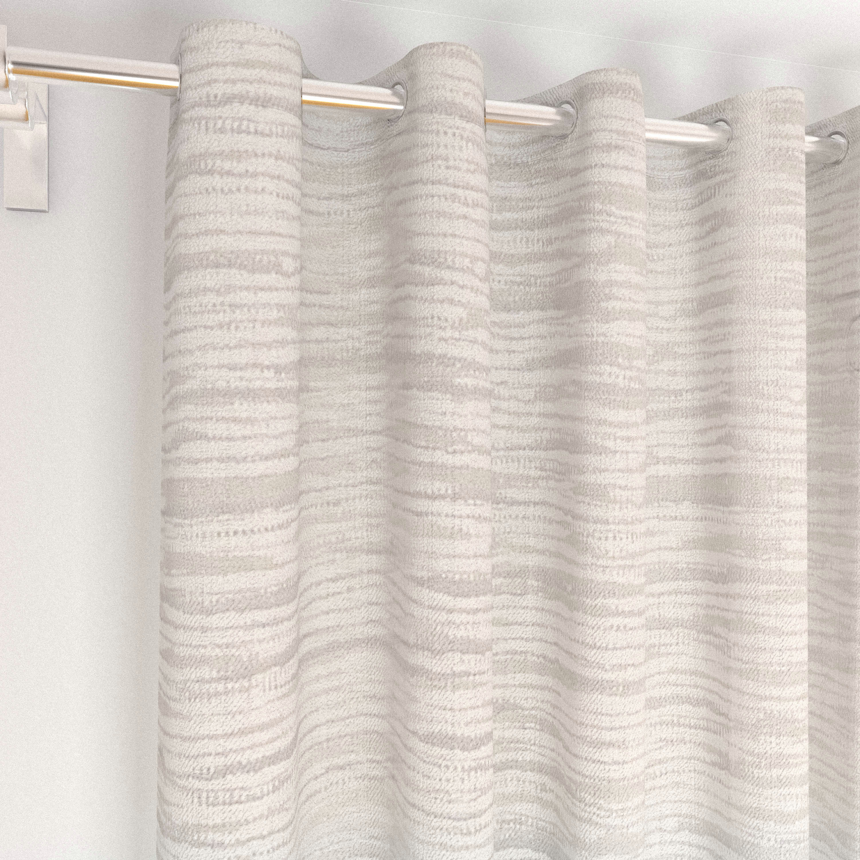 طقم ستائر جاكار معتمة من قطعتين - 140x240 سم-household-windows-curtains-image-3