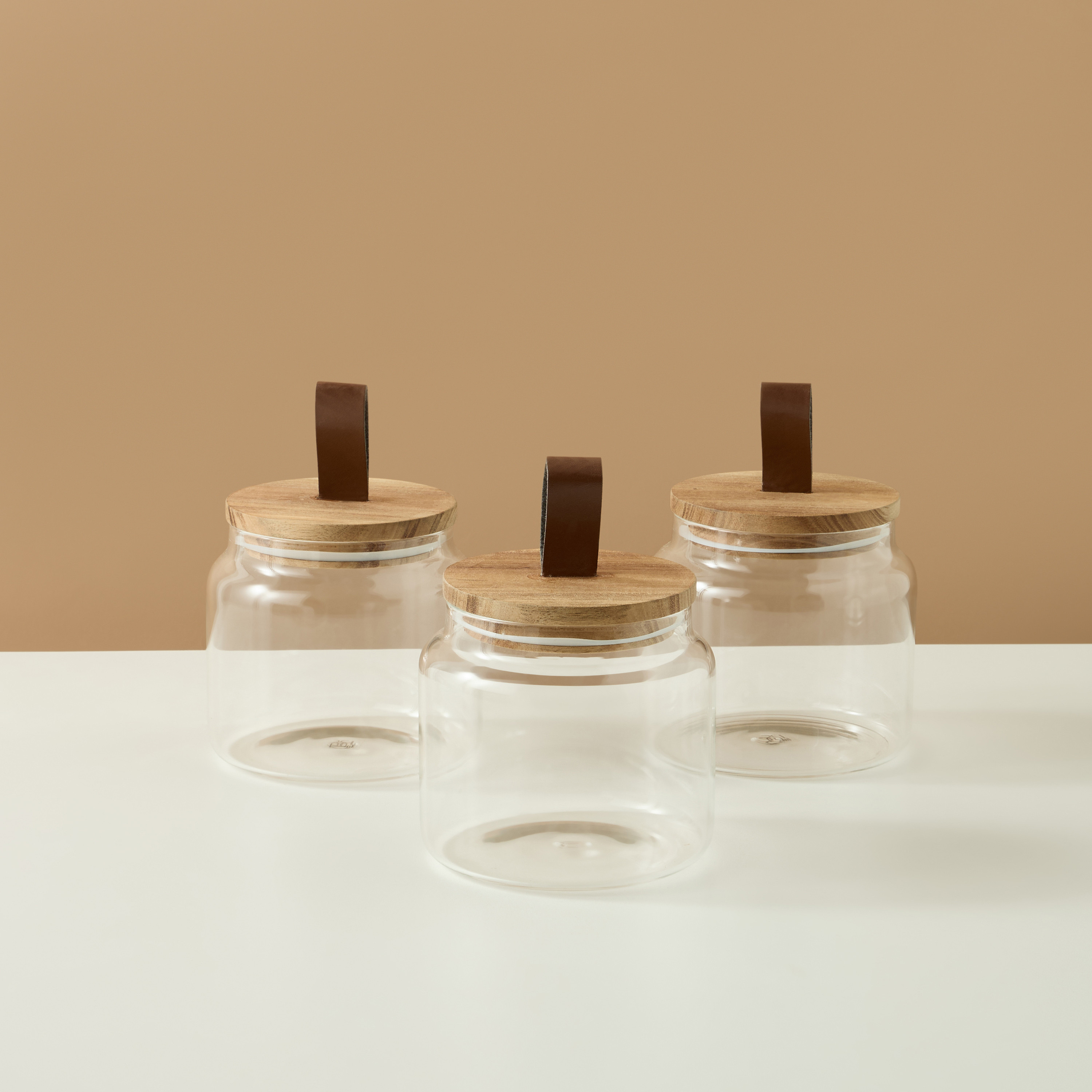 Glass Canister with Lid - Set of 3-household-kitchen-foodstorage-canistersandjars-image-2