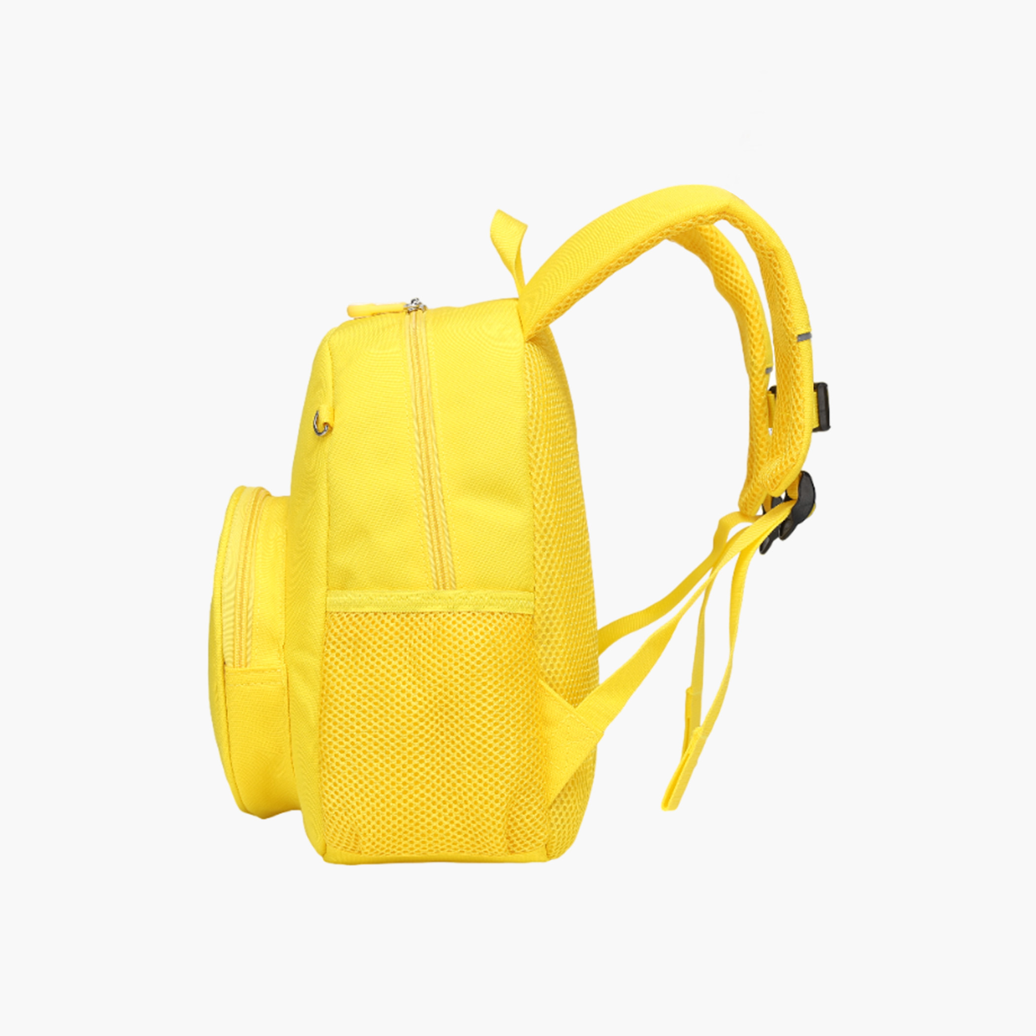 Beezee Logo Print Backpack with Adjustable Straps and Zip Closure - 12x8x30 cms-school-bagsandbackpacks-backpacks-image-2