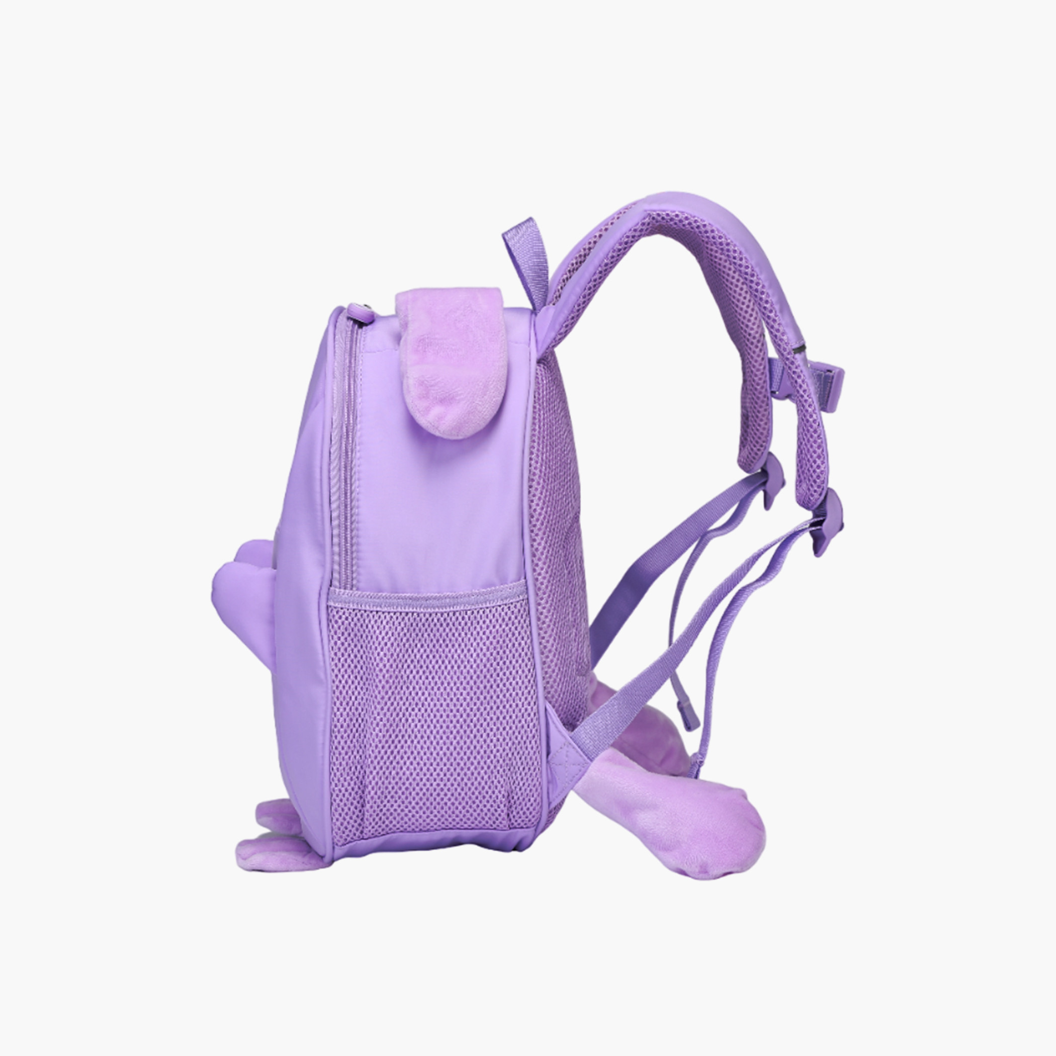 شنطة ظهر 12 بوصة بسحاب إغلاق وزينة أذن وطبعات من ميمي - 12x8x30 سم-school-bagsandbackpacks-backpacks-image-3