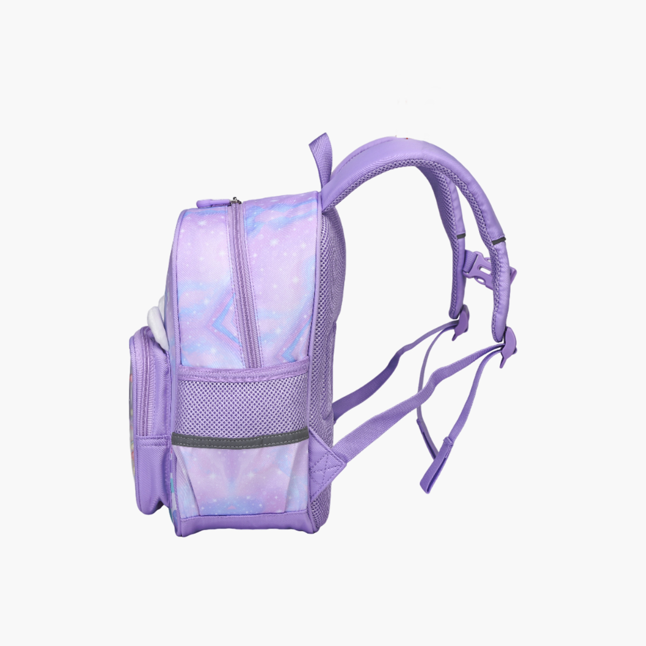 Mimi Unicorn Print 12-inch Backpack with Zip Closure and Ear Applique - 12x8x30 cms-school-bagsandbackpacks-backpacks-image-2
