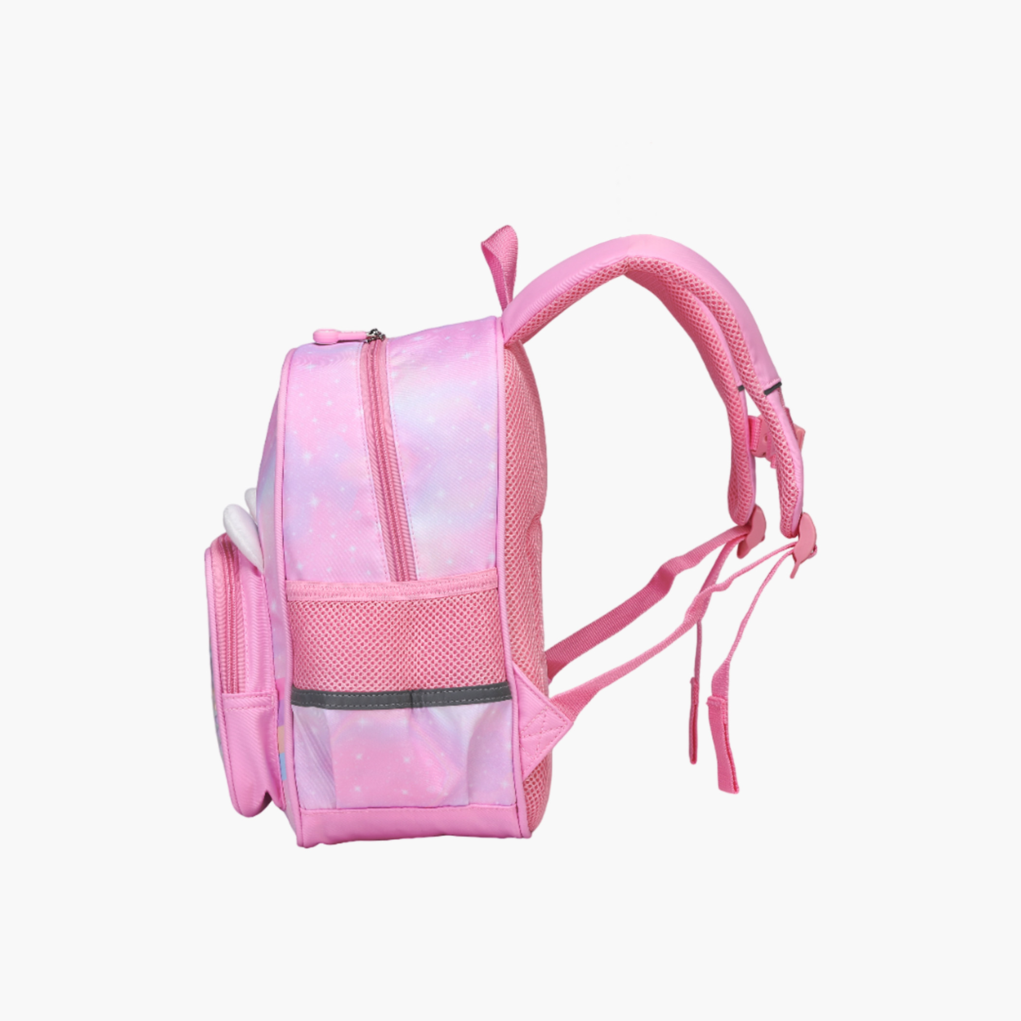 شنطة ظهر 12 بوصة بسحّاب إغلاق وزينة أذن وطبعات أرنب من ميمي - 12x8x30 سم-school-bagsandbackpacks-backpacks-image-3