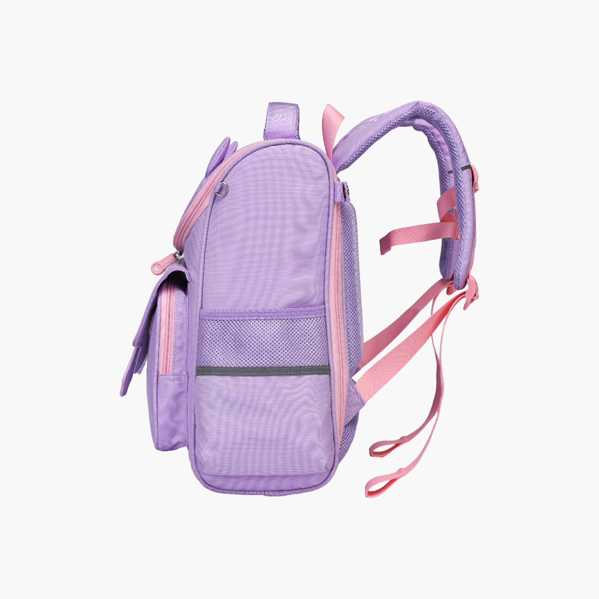 شنطة ظهر 15 بوصة بحمالات كتف قابلة للتعديل وطبعات قطة من ميمي - 28x10x38 سم-school-bagsandbackpacks-backpacks-image-3