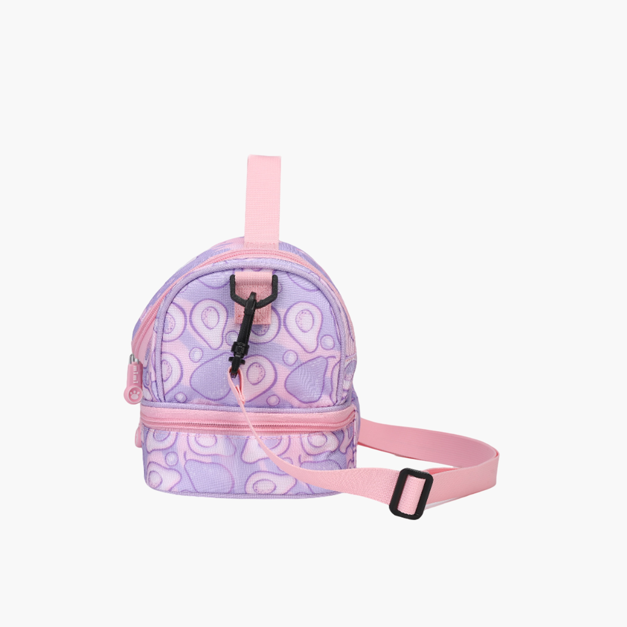 شنطة غداء بحزام قابل للتعديل وسحاب إغلاق وطبعات قطة من ميمي-school-lunchessentials-lunchbags-image-3