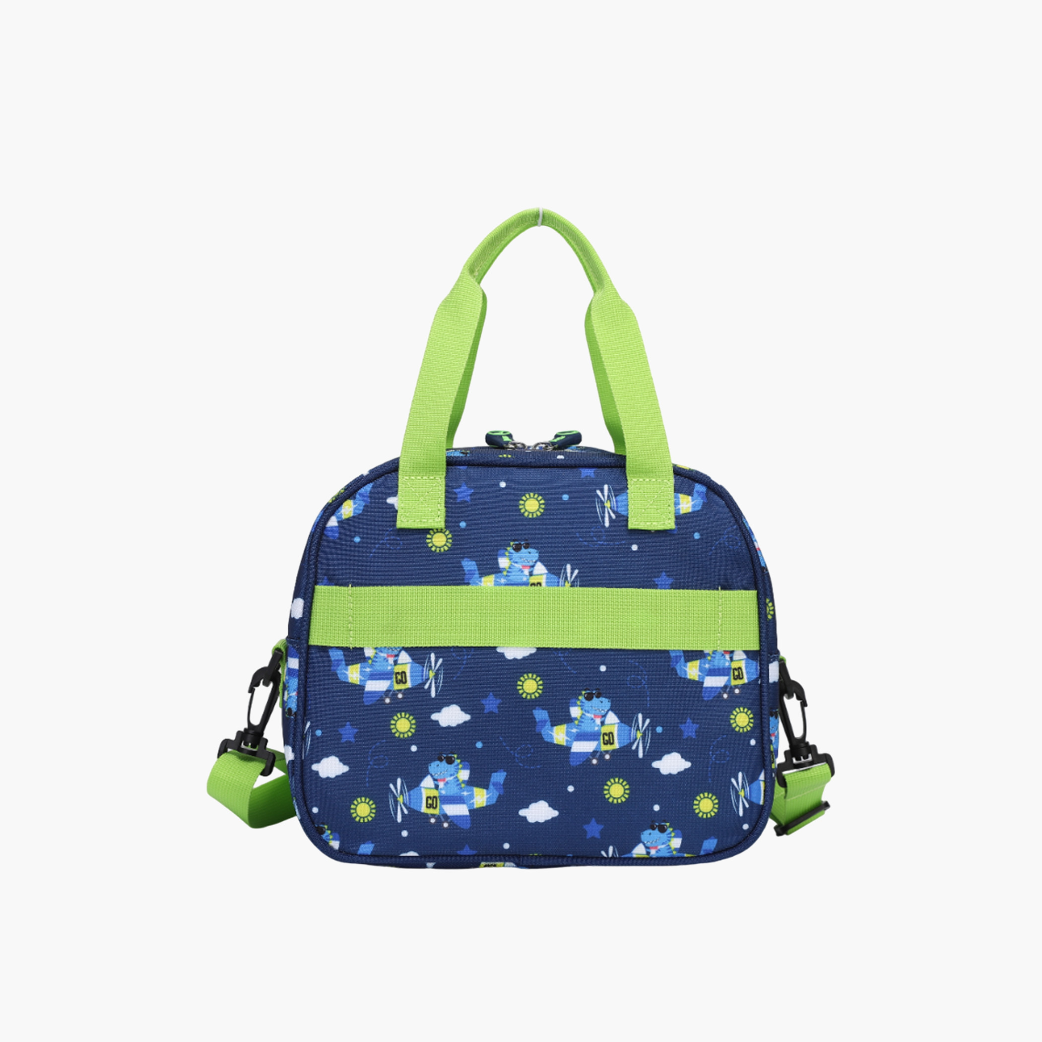 Beezee Printed Lunch Bag with Zip Closure-school-lunchessentials-lunchbags-image-2