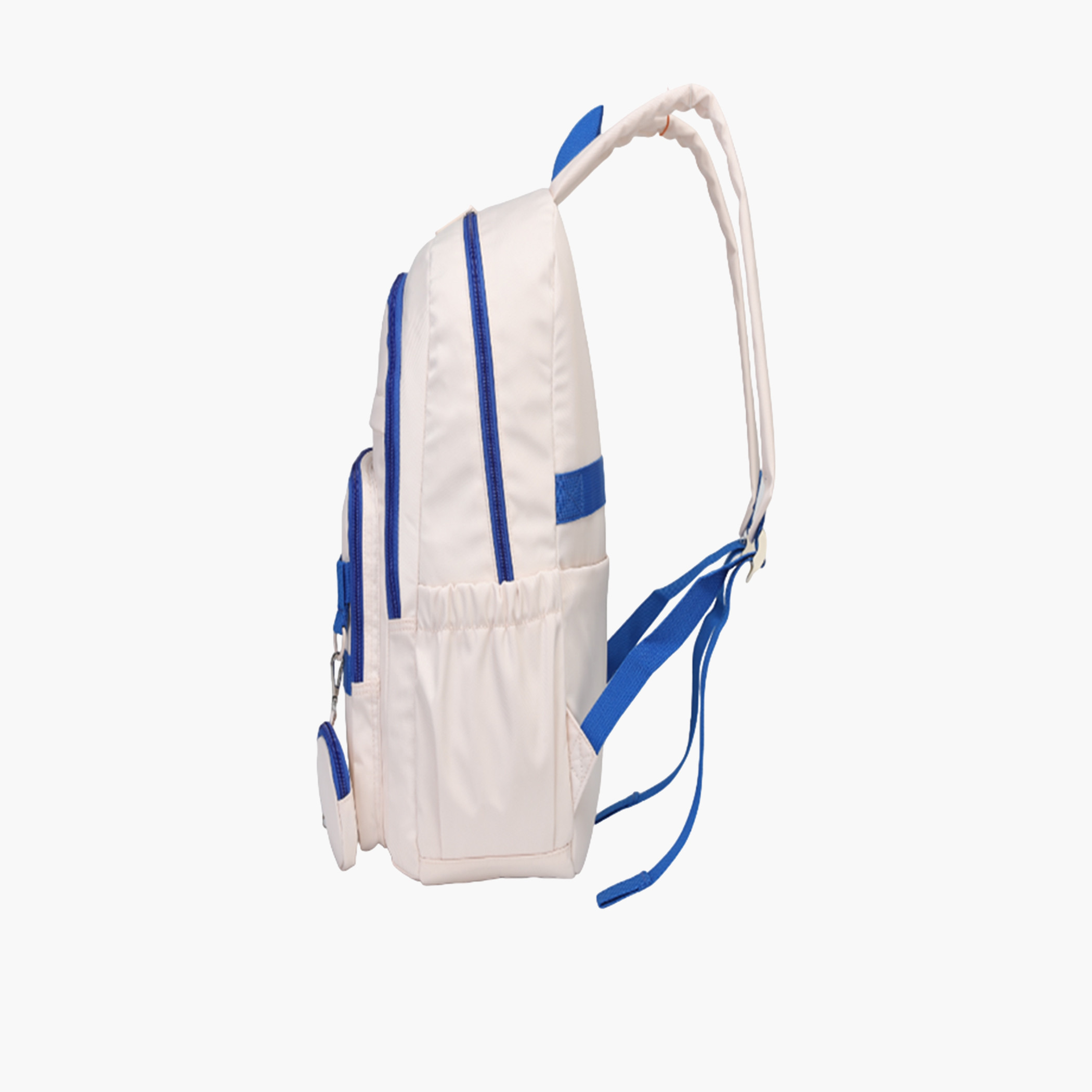 شنطة ظهر بحمالات قابلة للتعديل وزخارف شعار وشنطة صغيرة منفصلة من أطلس - 28x10x48 سم-school-bagsandbackpacks-backpacks-image-2