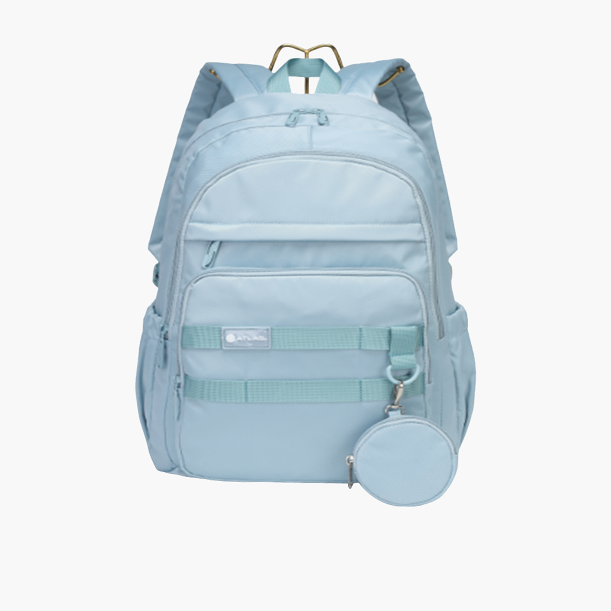 شنطة ظهر سادة بحمالات قابلة للتّعديل من أطلس - 28x10x45 سم-school-bagsandbackpacks-backpacks-image-1
