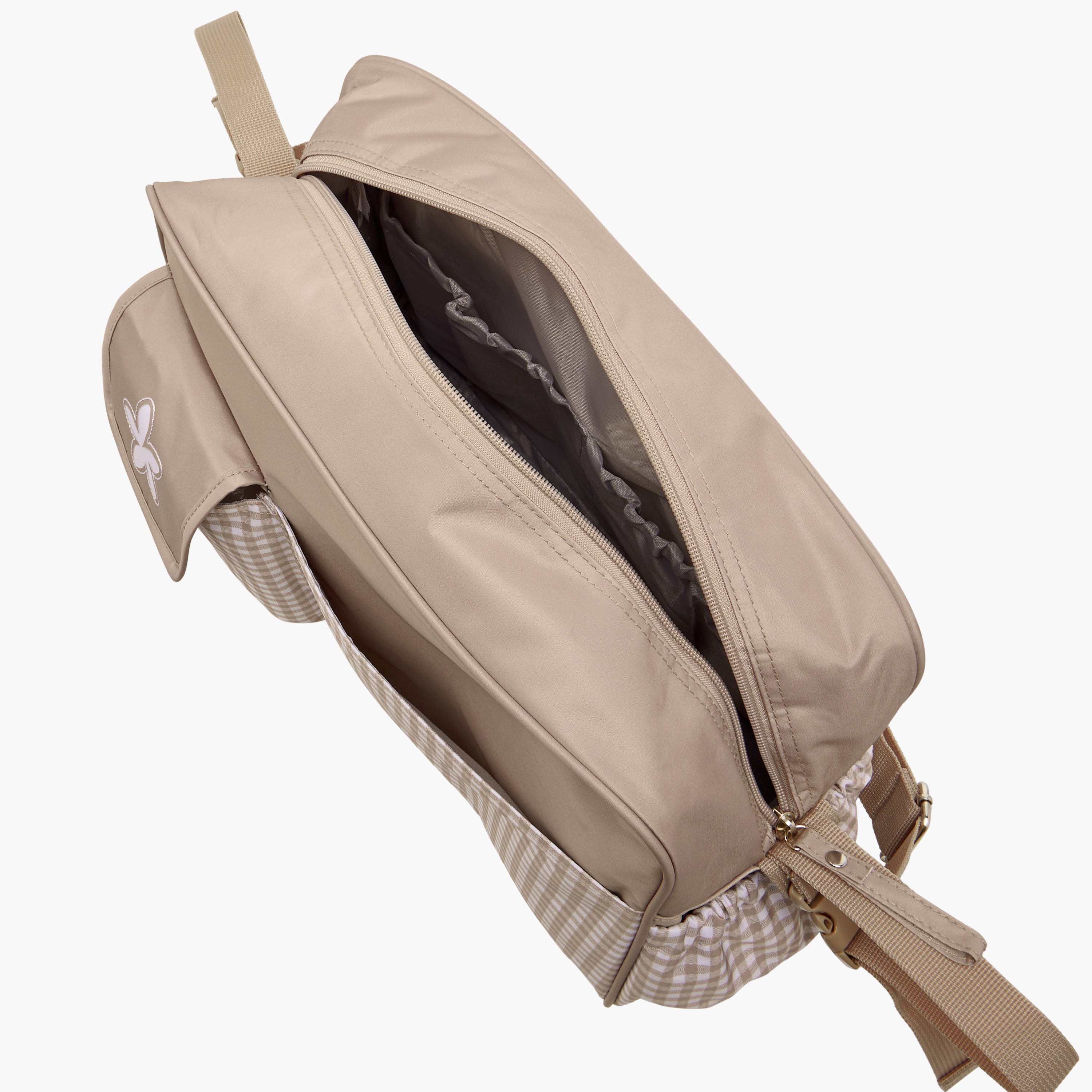 شنطة حفاضات مربعات بسحّاب إغلاق وحزام قابل للتعديل من جونيورز-baby-gear-diaperbags-image-11