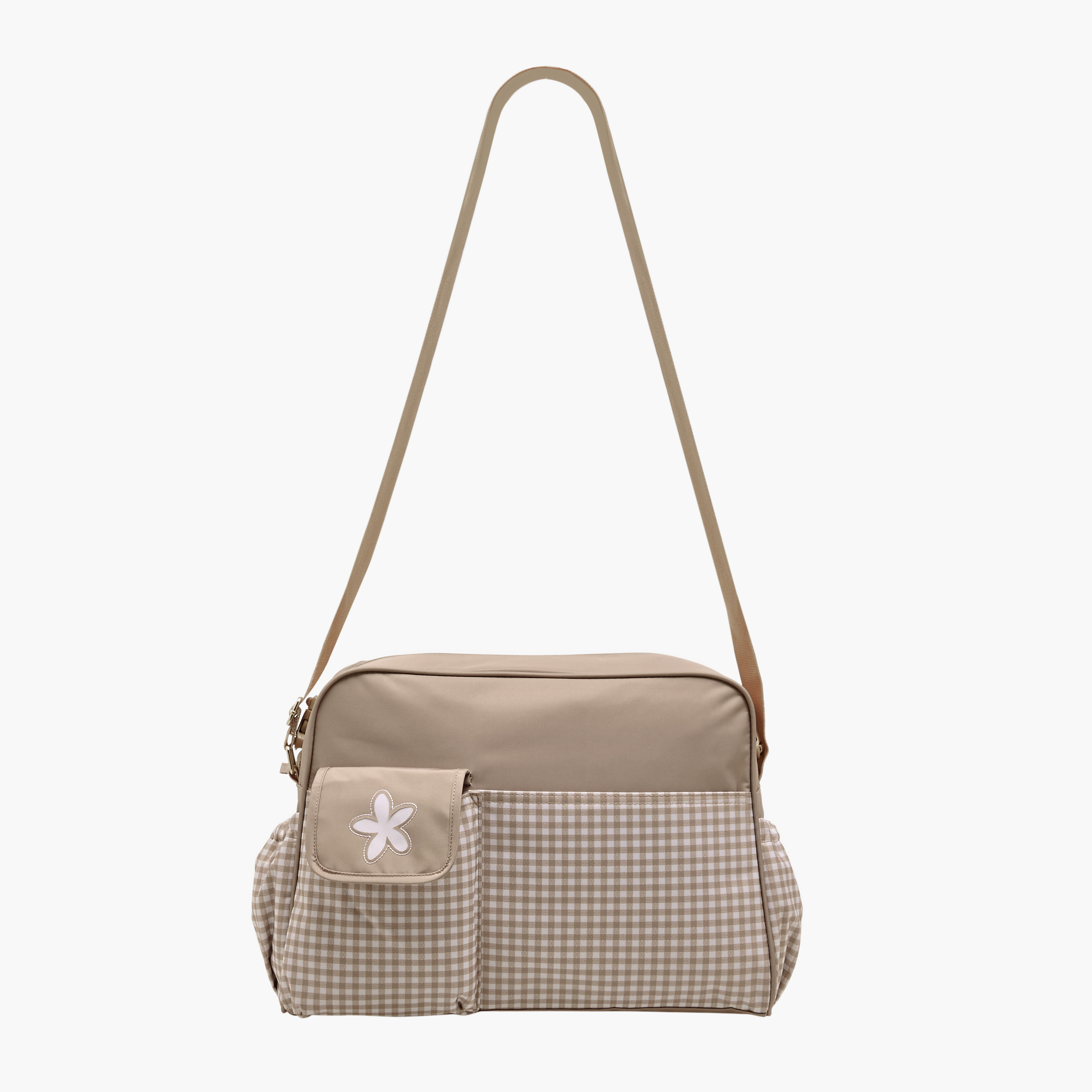 شنطة حفاضات مربعات بسحّاب إغلاق وحزام قابل للتعديل من جونيورز-baby-gear-diaperbags-image-4