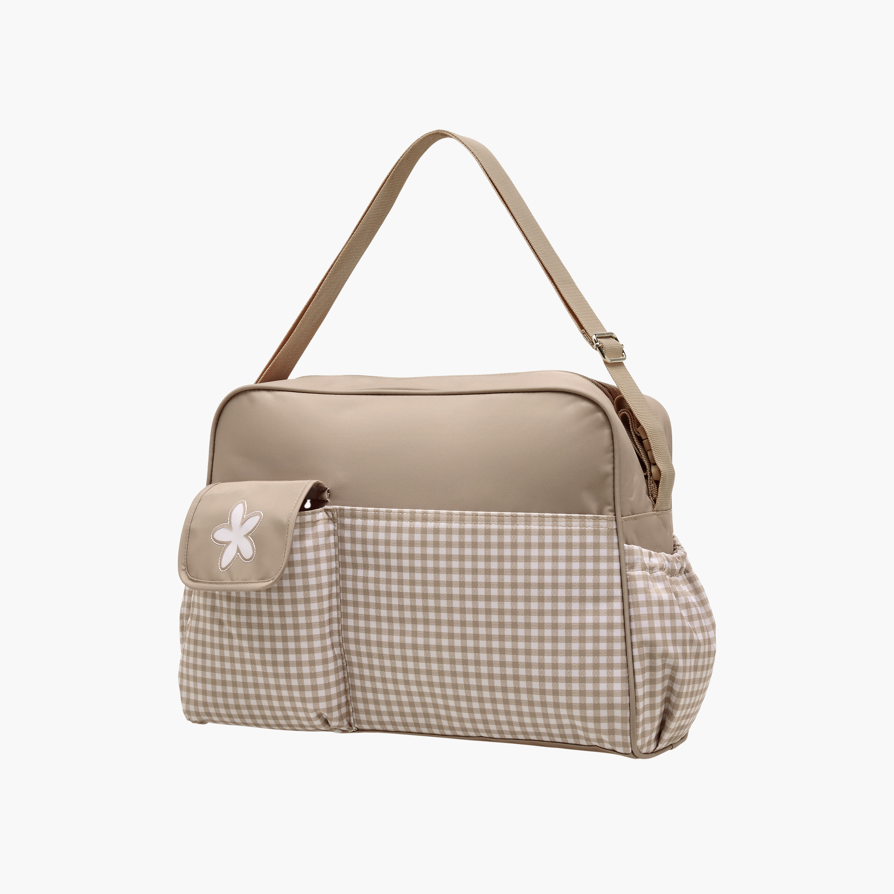 شنطة حفاضات مربعات بسحّاب إغلاق وحزام قابل للتعديل من جونيورز-baby-gear-diaperbags-image-5