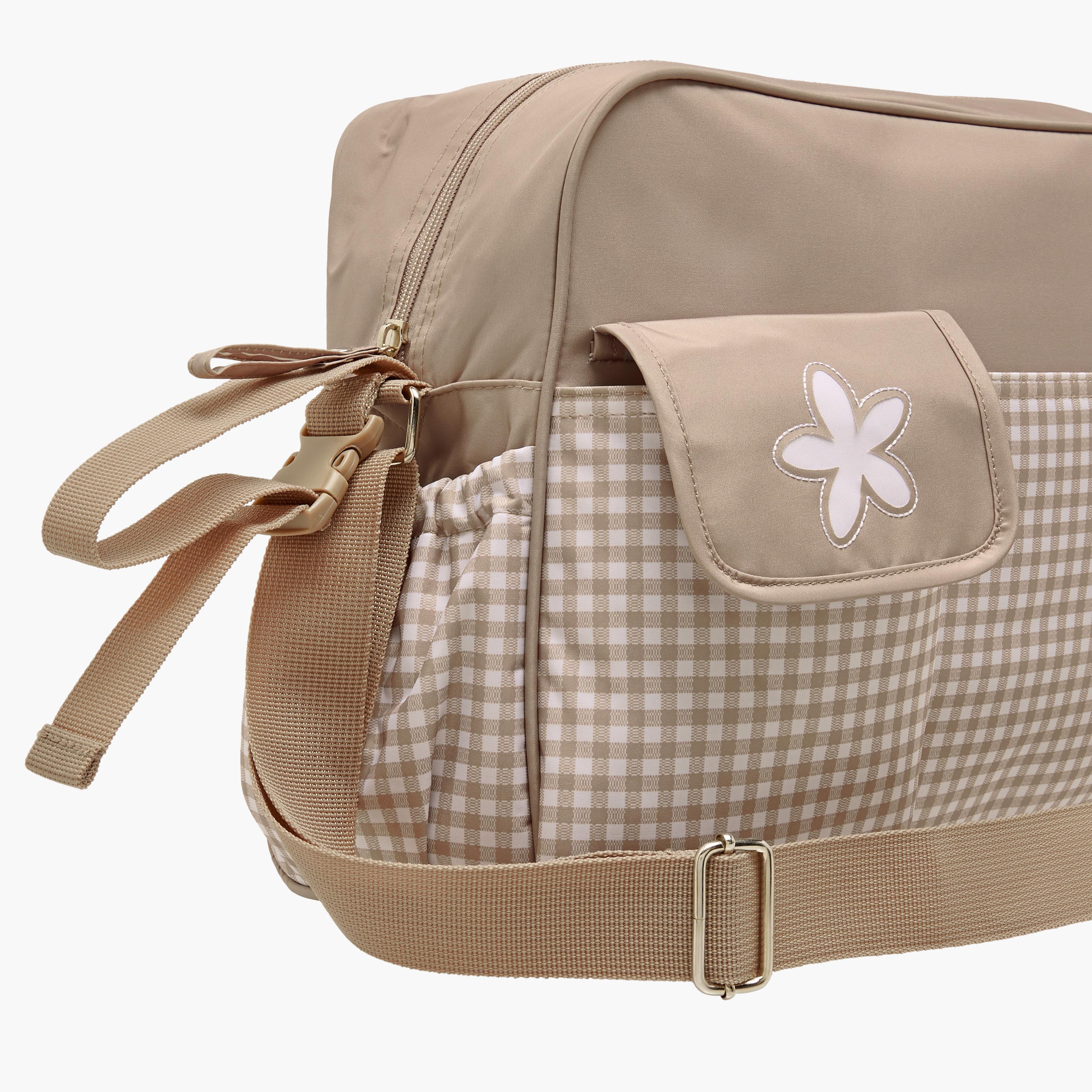 شنطة حفاضات مربعات بسحّاب إغلاق وحزام قابل للتعديل من جونيورز-baby-gear-diaperbags-image-9