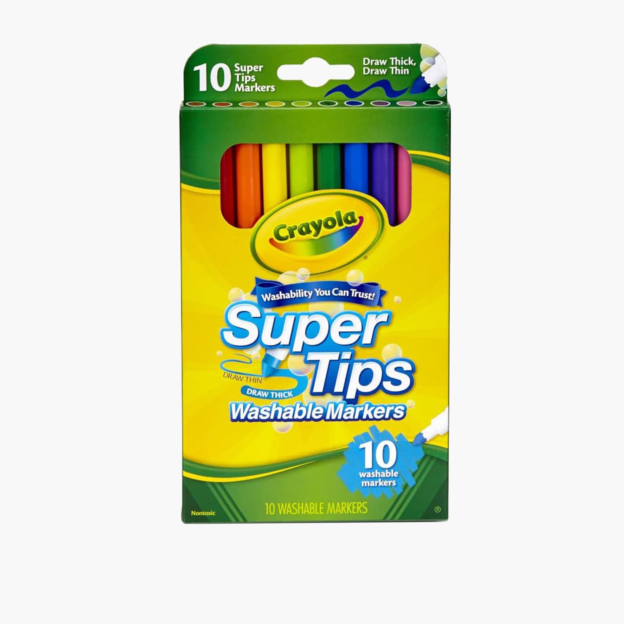 مجموعة أقلام تلوين قابلة للغسل 10 قطع من كرايولا-school-stationery-sets-image-1