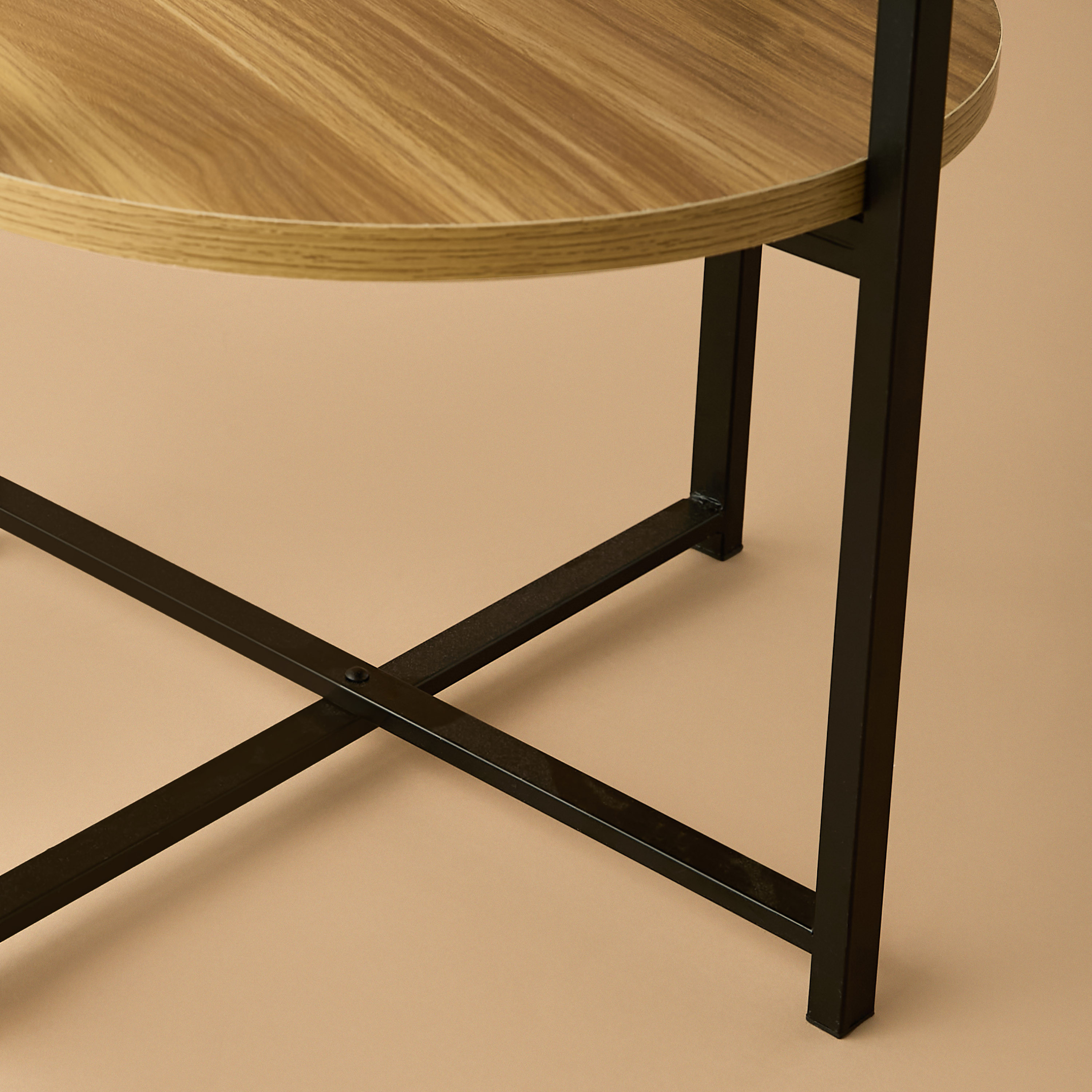 Wooden Two-Tier Side Table - 48x61 cms-furniture-livingroom-sideandendtables-image-4