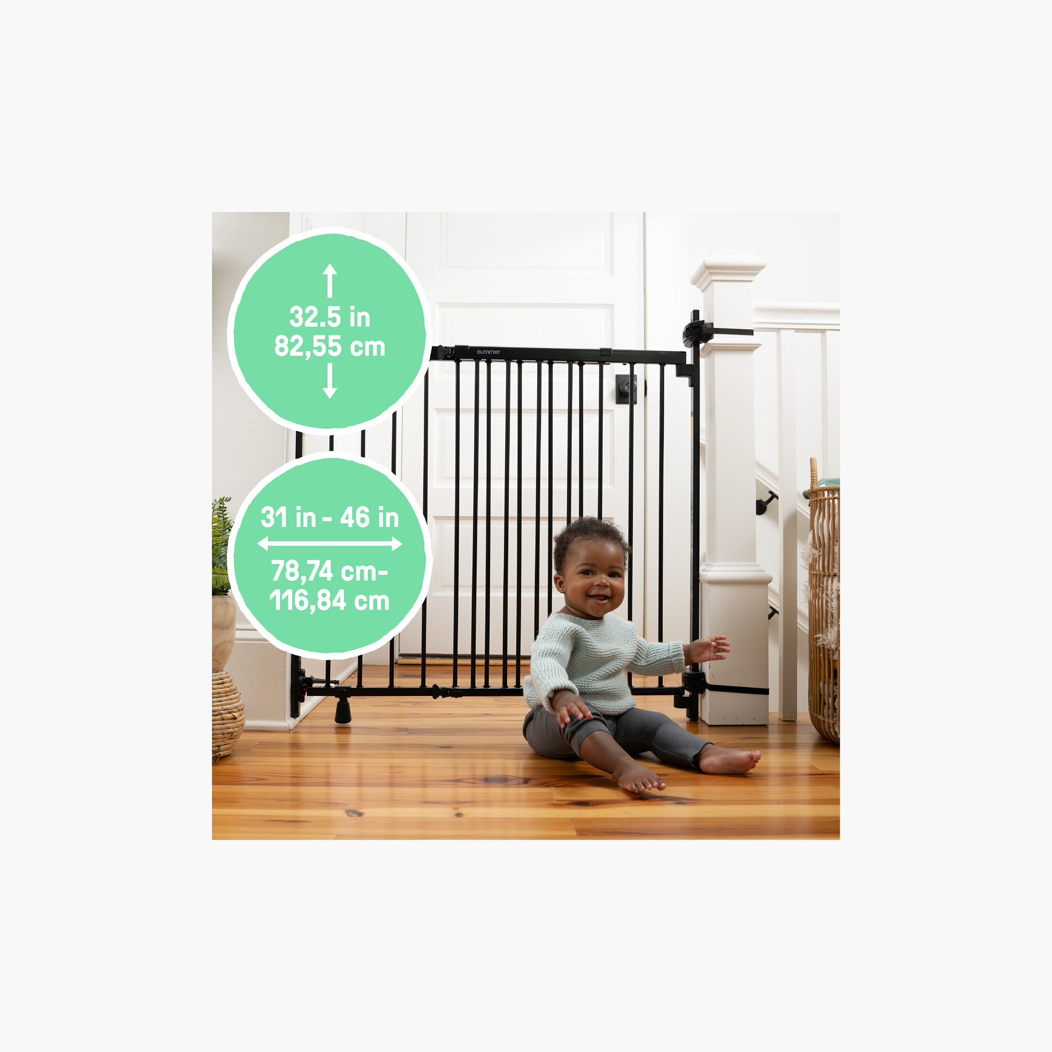 Ingenuity Stairway Plus Baby Safety Gate-baby-healthandsafety-babyproofing-image-5