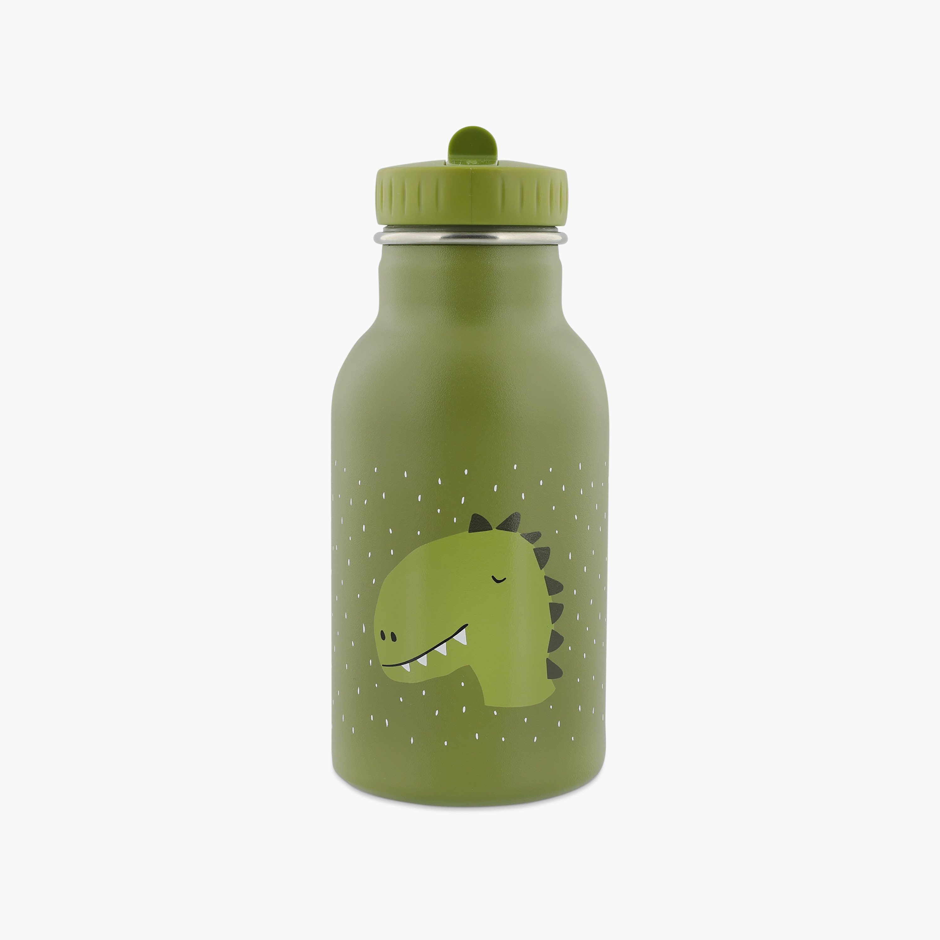 زجاجة مياه معزولة من الستانلس ستيل من تريكسي - مستر دينو - 350 مل-school-waterbottles-image-1