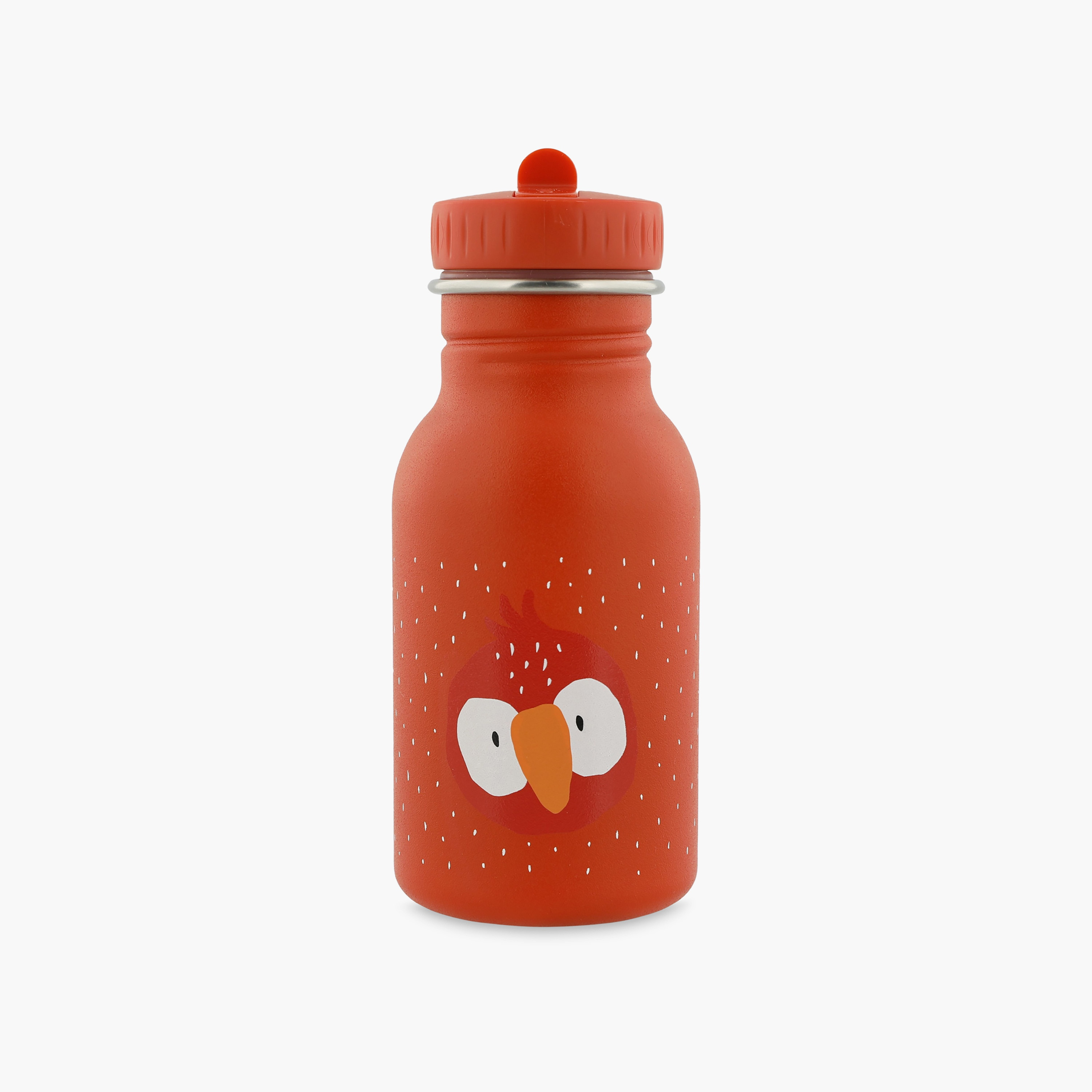 Trixie Stainless Steel Water Bottle - Mr. Parrot - 350 ml-school-waterbottles-image-1