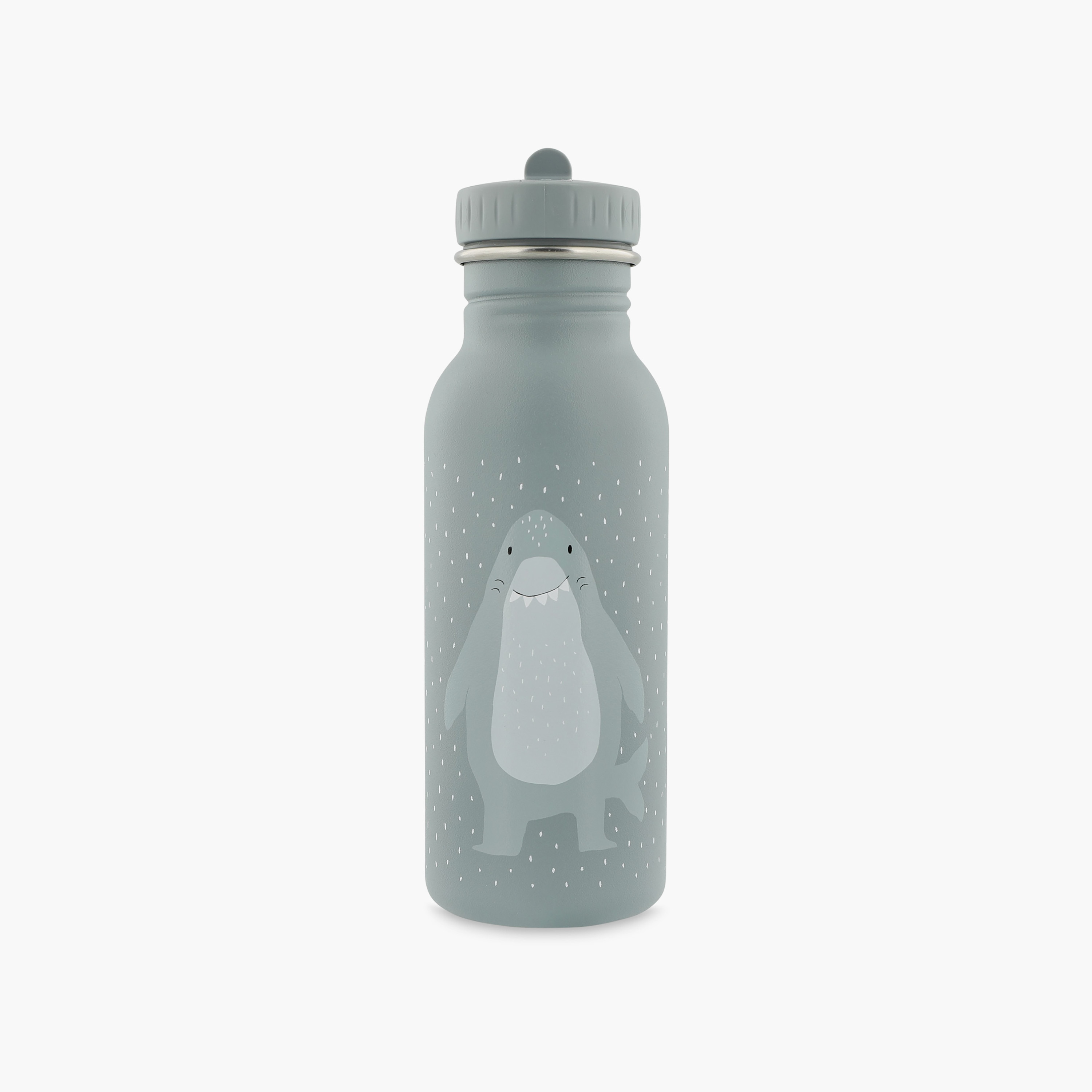 Trixie Stainless Steel Water Bottle - Mr. Shark - 500 ml-school-waterbottles-image-1