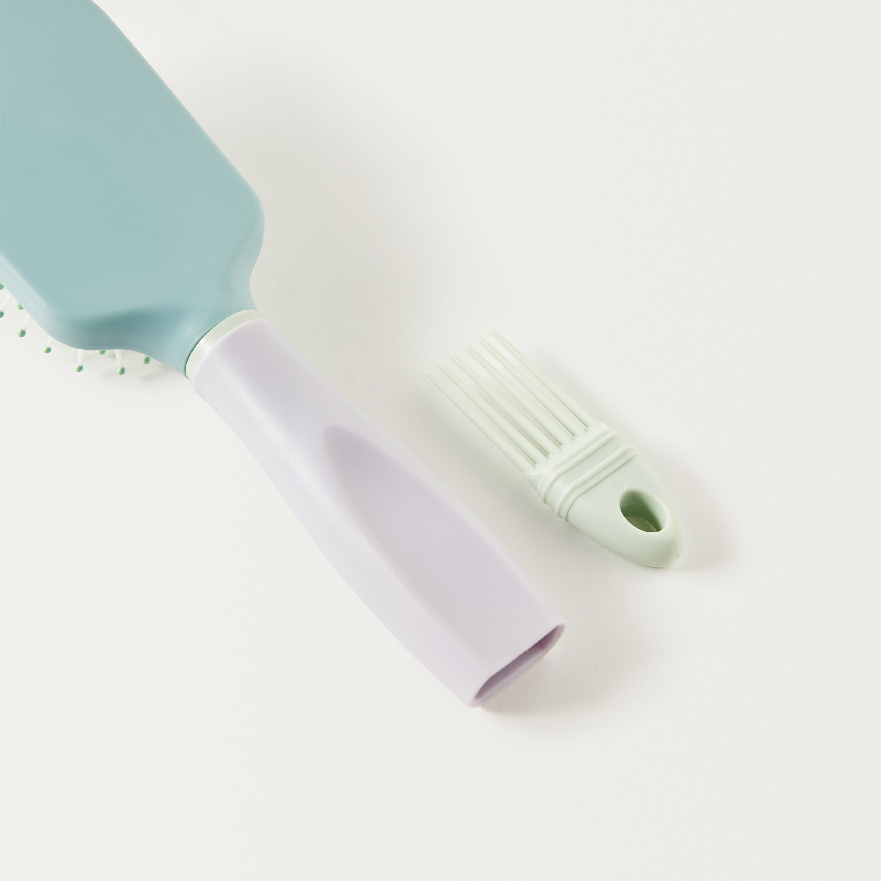 فرشاة شعر بقوالب ملونة مع مشط تنظيف-women-hairaccessories-brushesandcombs-image-4
