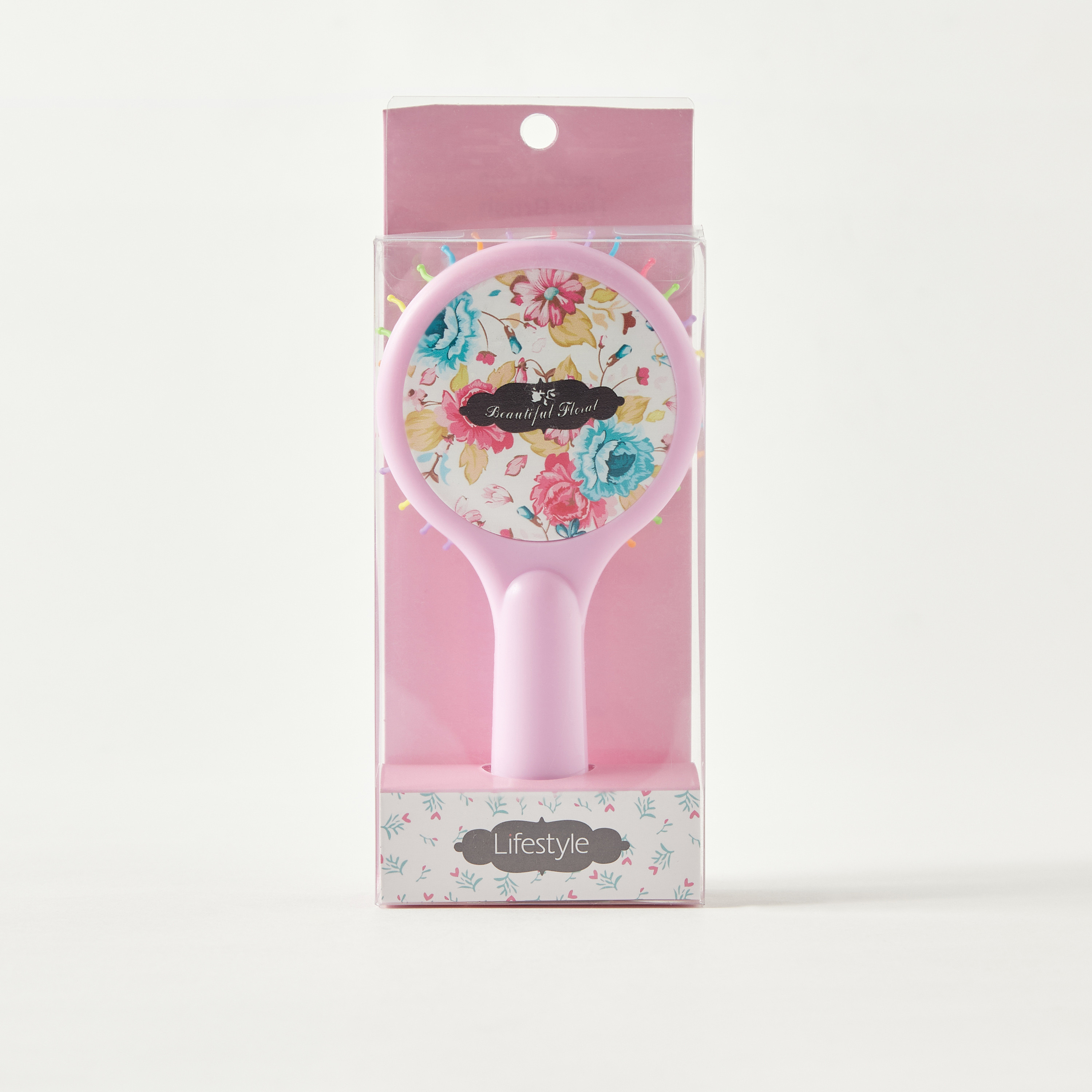 Floral Print Hairbrush-women-hairaccessories-brushesandcombs-image-5