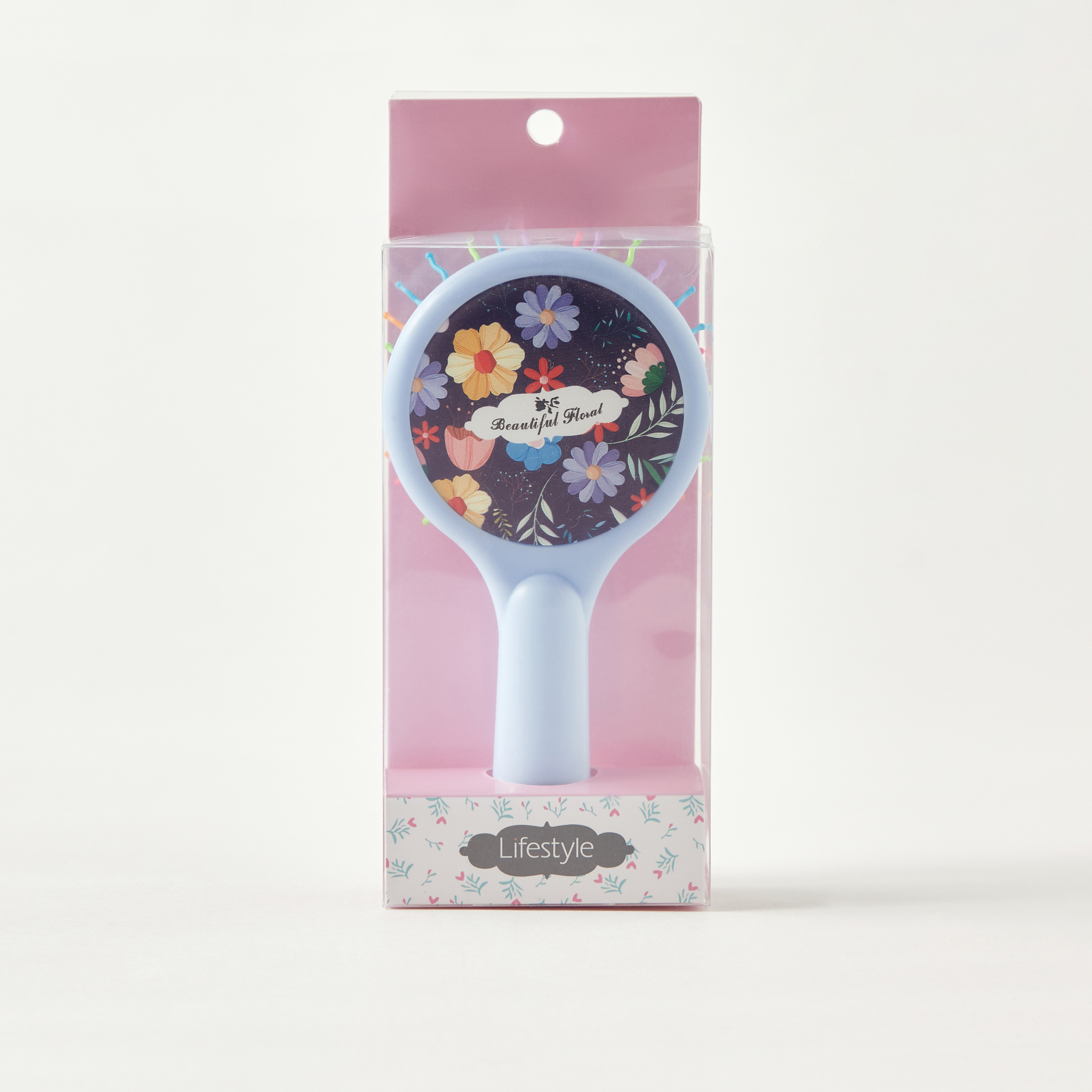 Floral Print Hairbrush-women-hairaccessories-brushesandcombs-image-5