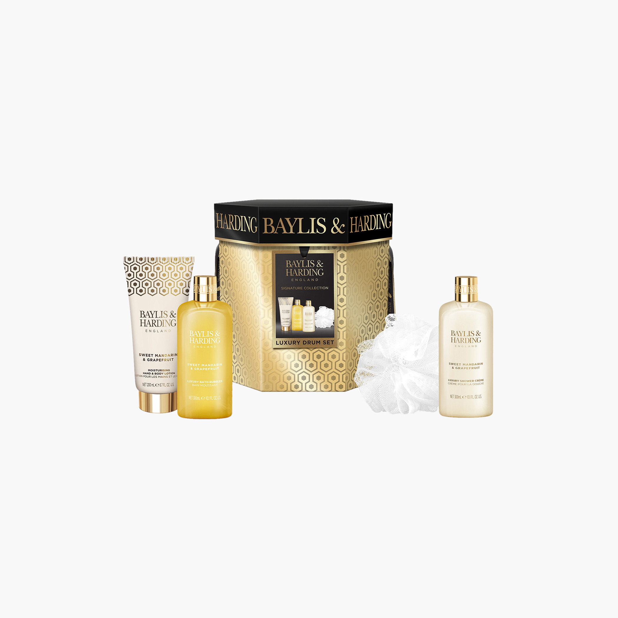 Baylis & Harding 4-Piece Sweet Mandarin and Grapefruit Luxury Drum Gift Set-beautyandpersonalcare-giftsets-image-3