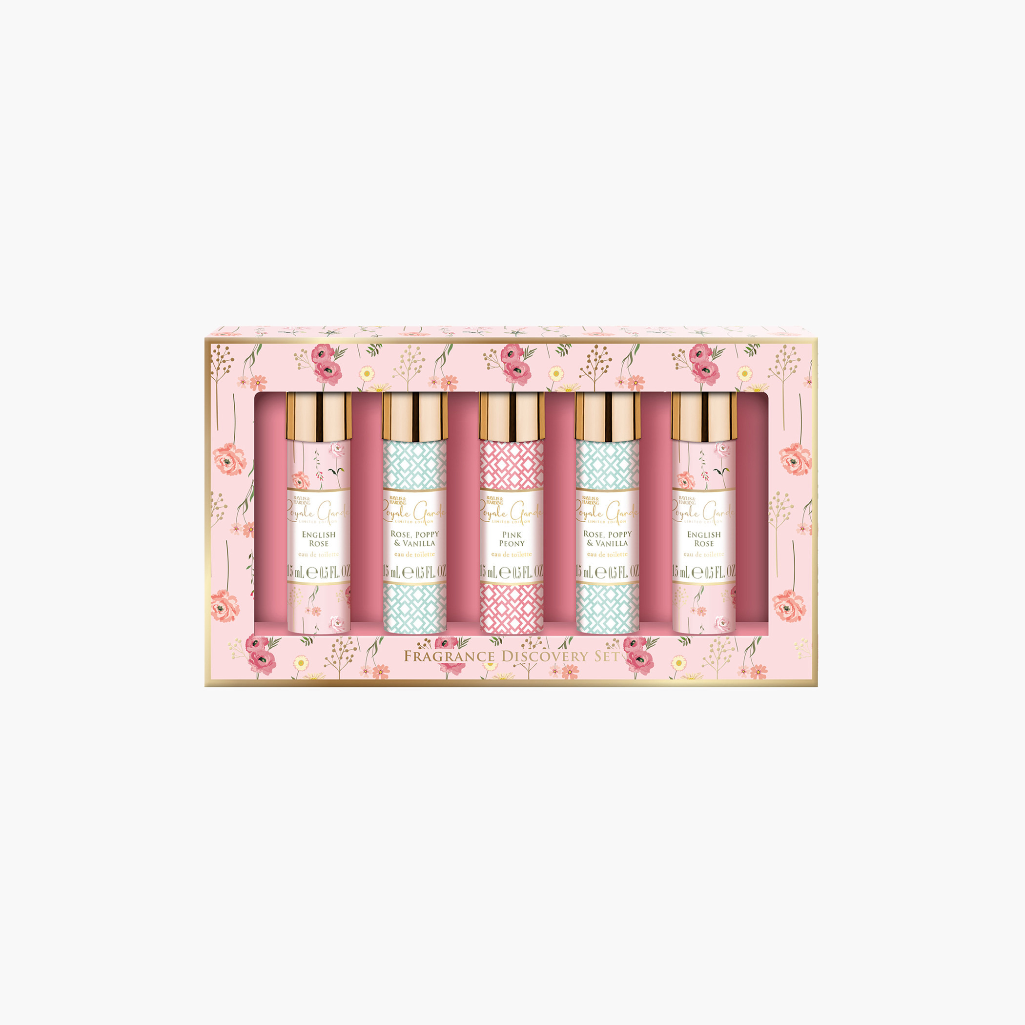 مجموعة هدايا أو دو تواليت خالية من البارابين رويال غاردين 5 قطع من بايليس آند هاردينج-beautyandpersonalcare-bathandbody-giftsets-image-1
