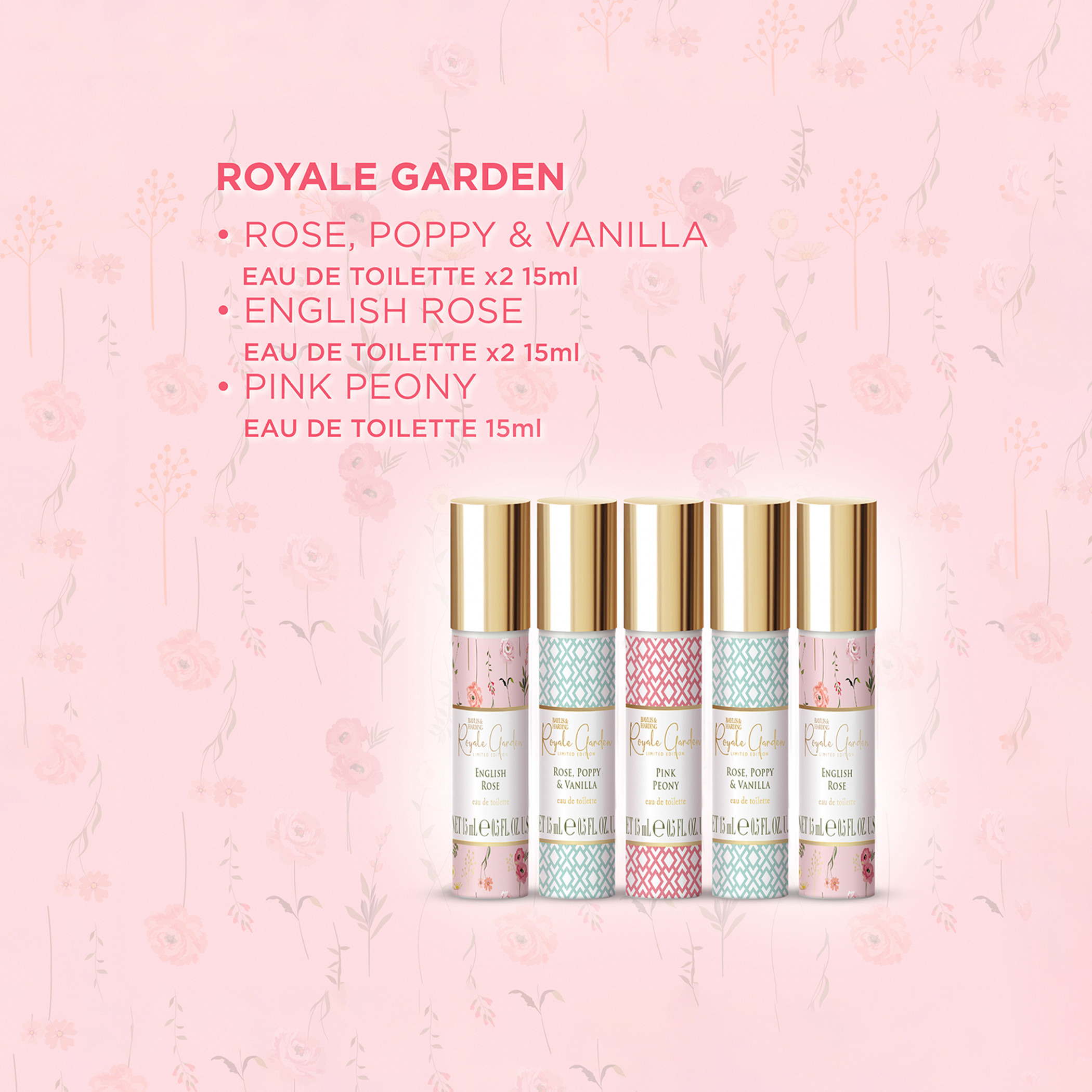 مجموعة هدايا أو دو تواليت خالية من البارابين رويال غاردين 5 قطع من بايليس آند هاردينج-beautyandpersonalcare-bathandbody-giftsets-image-4