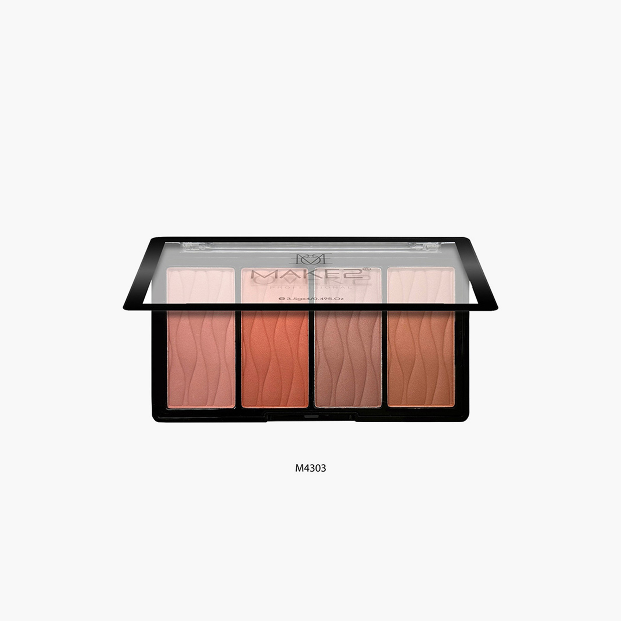 MakeOver22 Wanderlust 4-Colour Blush Palette - 14 gms-beautyandpersonalcare-makeup-face-blushes-image-6