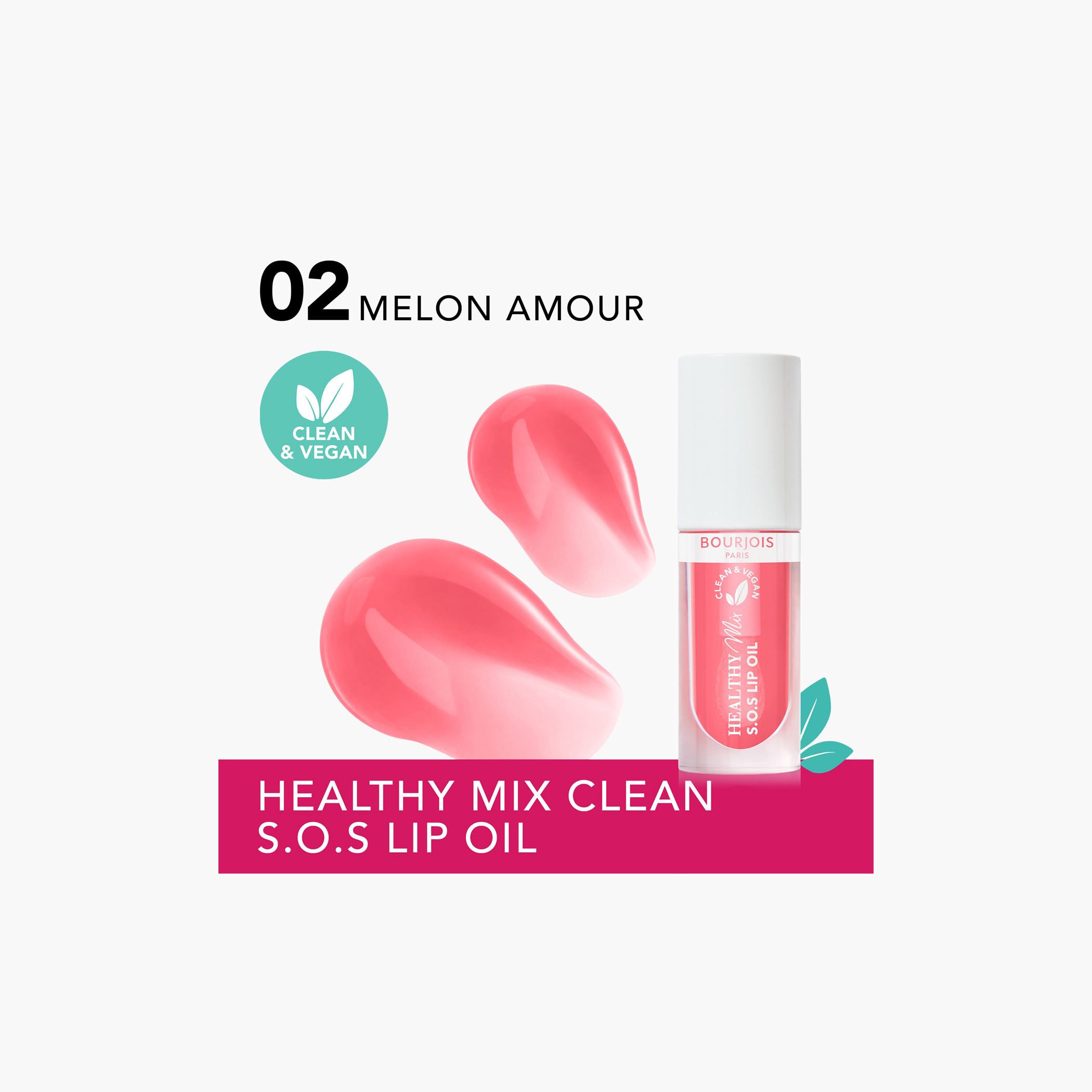 Bourjois Douceur de Rose Healthy Mix S.O.S Lip Oil - 5 ml-beautyandpersonalcare-makeup-lips-lipglossesandbalms-image-2
