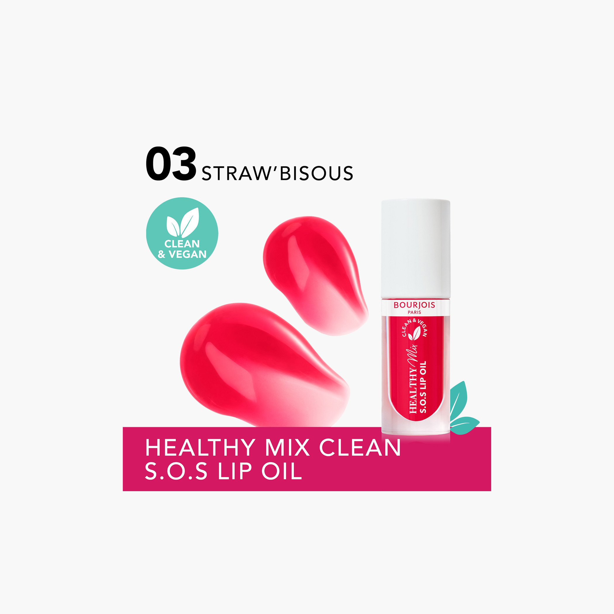 Bourjois Douceur de Rose Healthy Mix S.O.S Lip Oil - 5 ml-beautyandpersonalcare-makeup-lips-lipglossesandbalms-image-2