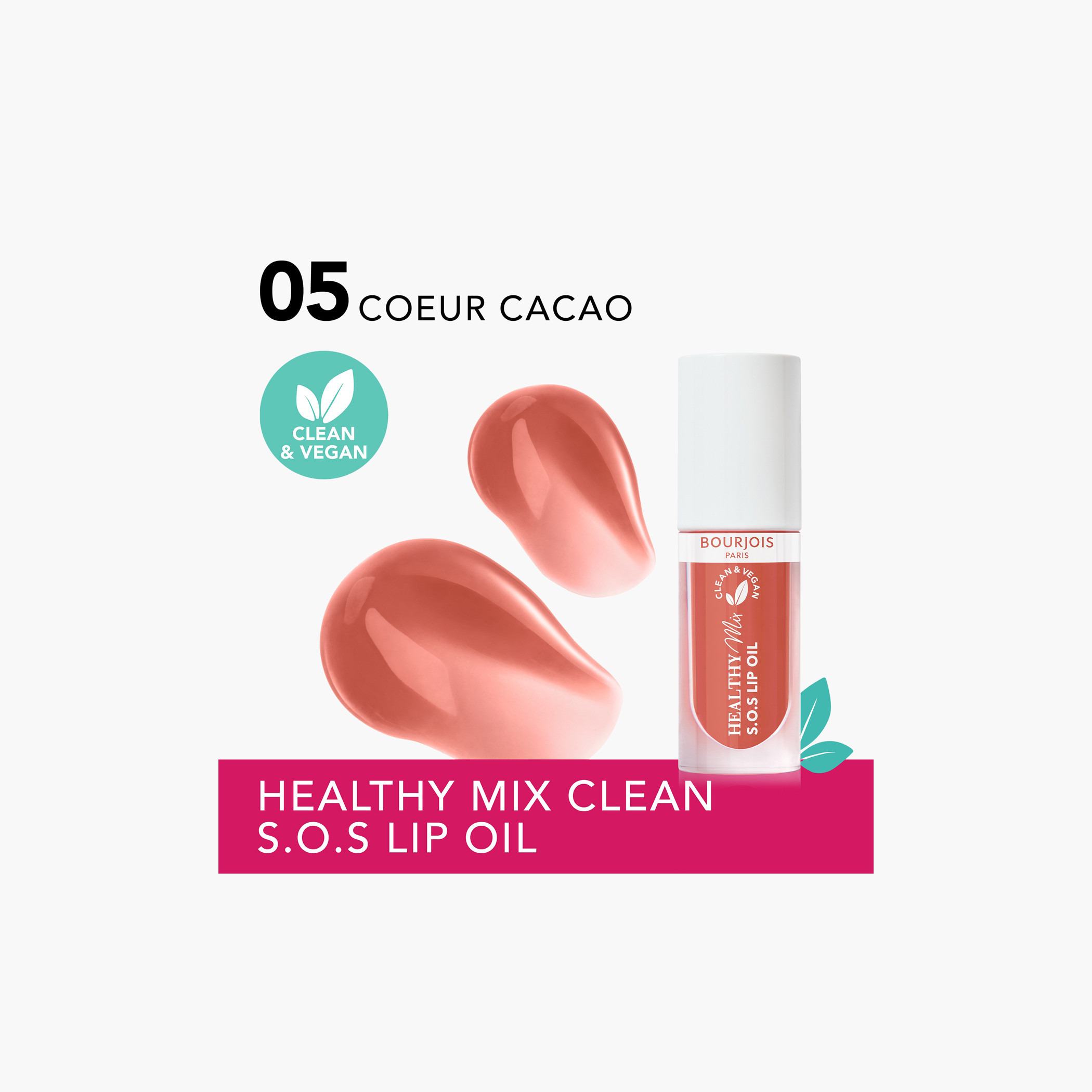 زيت الشفاه دوسور دي روز هيلثي ميكس إس أو إس من بورجوا - 5 مل-beautyandpersonalcare-makeup-lips-lipglossesandbalms-image-2