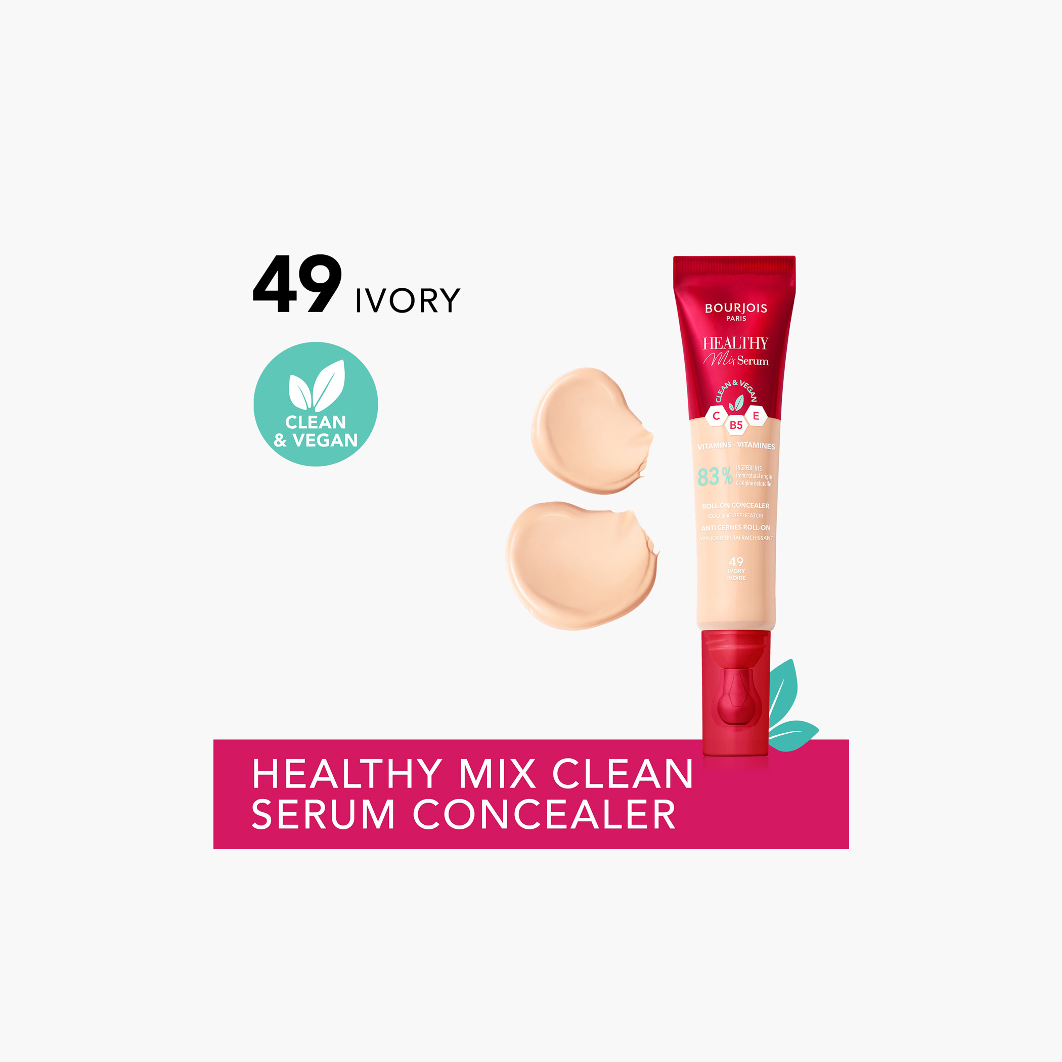 Bourjois Healthy Mix 2-in-1 Serum Concealer - Ivory, 13ml-beautyandpersonalcare-makeup-face-concealers-image-2
