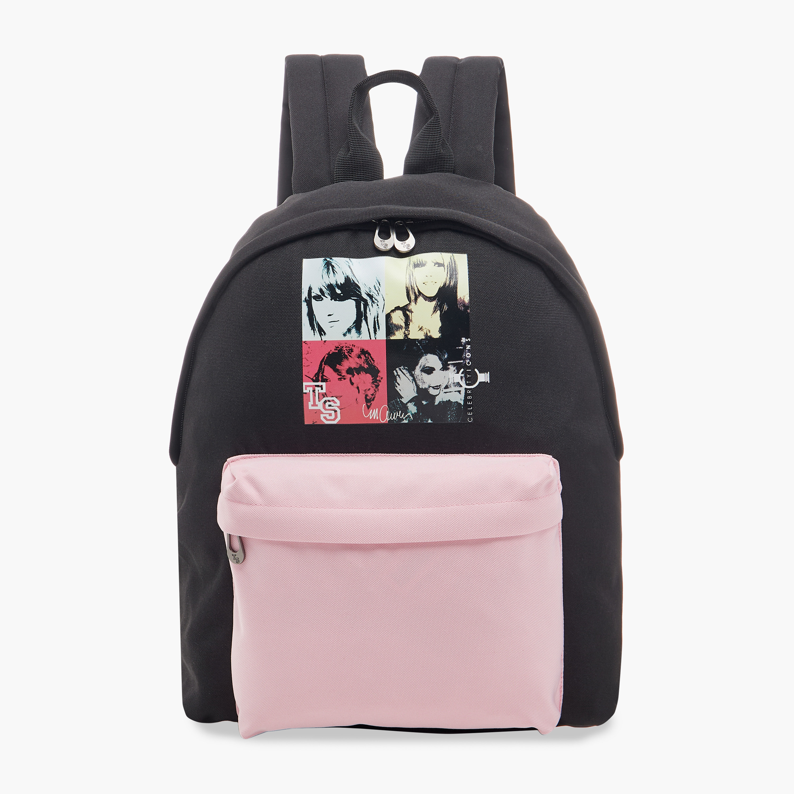 شنطة ظهر بحمالات قابلة للتعديل وسحاب إغلاق وطبعات تايلور سويفت - 16 بوصة-school-bagsandbackpacks-backpacks-image-1