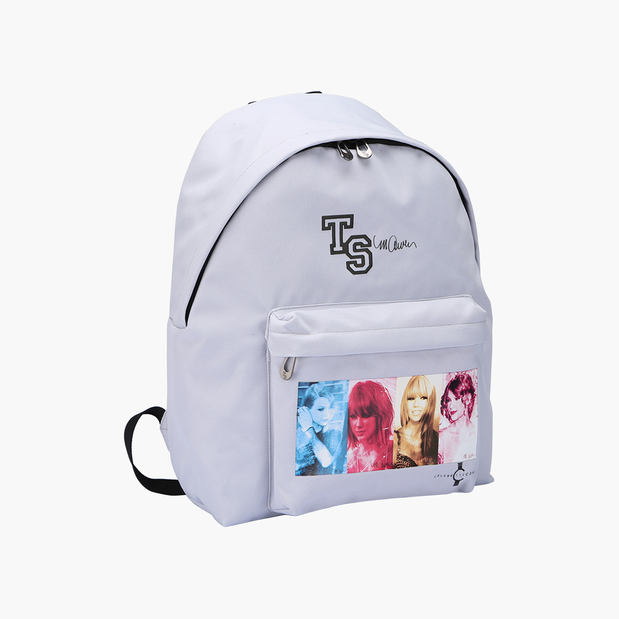 Swifties Print Backpack with Adjustable Straps and Zip Closure - 30x12x40 cm-cpkids-backtoschool-schoolbagsandbackpacks-backpacks-image-2