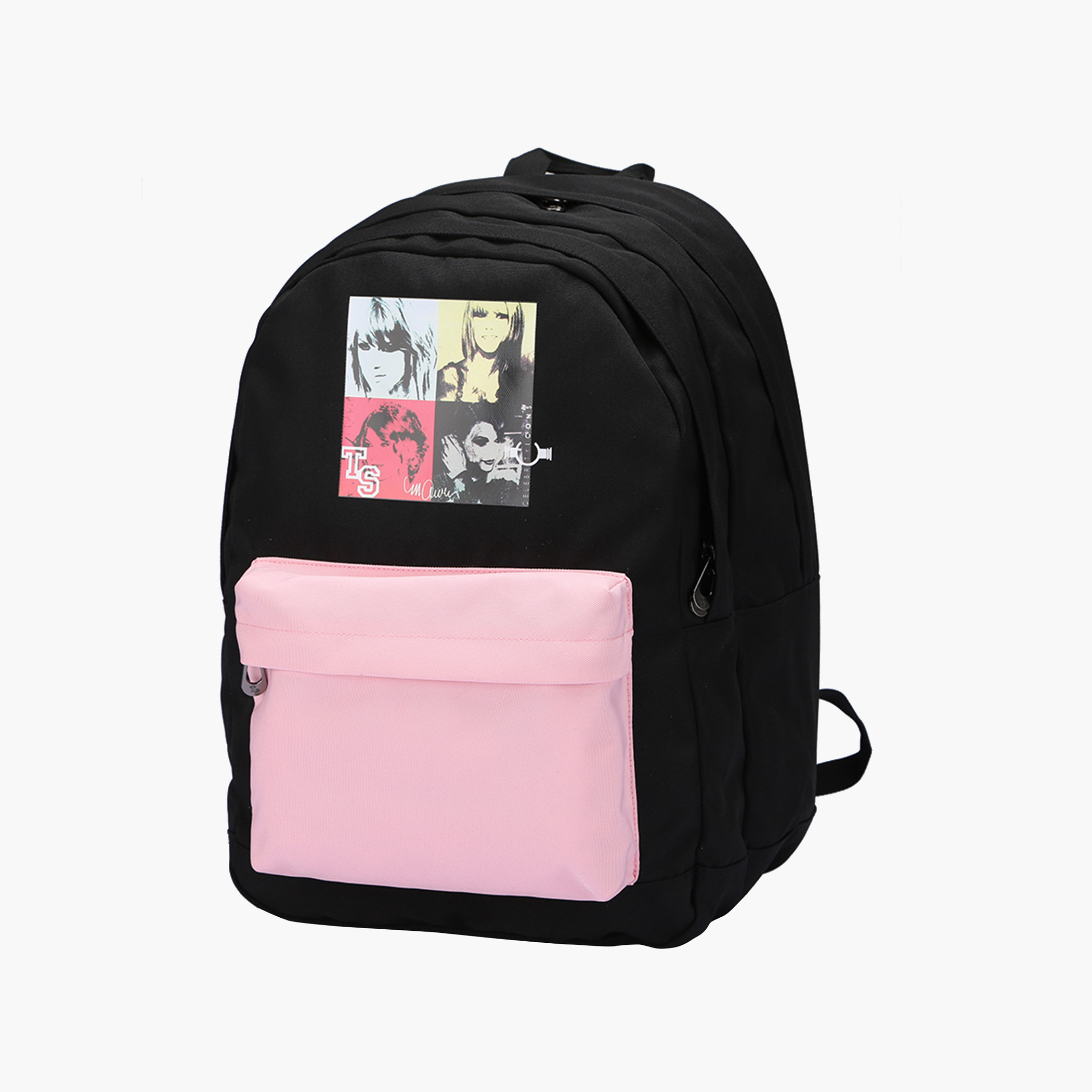 Swifties Print Backpack with Adjustable Straps and Zip Closure - 30x12x40 cm-school-bagsandbackpacks-backpacks-image-2