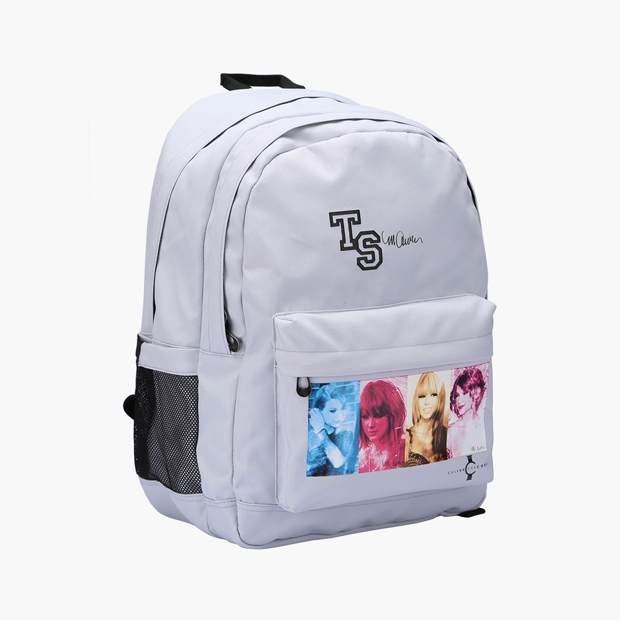 Swifties Print Backpack with Adjustable Straps and Zip Closure - 30x20x44 cm-school-bagsandbackpacks-backpacks-image-2