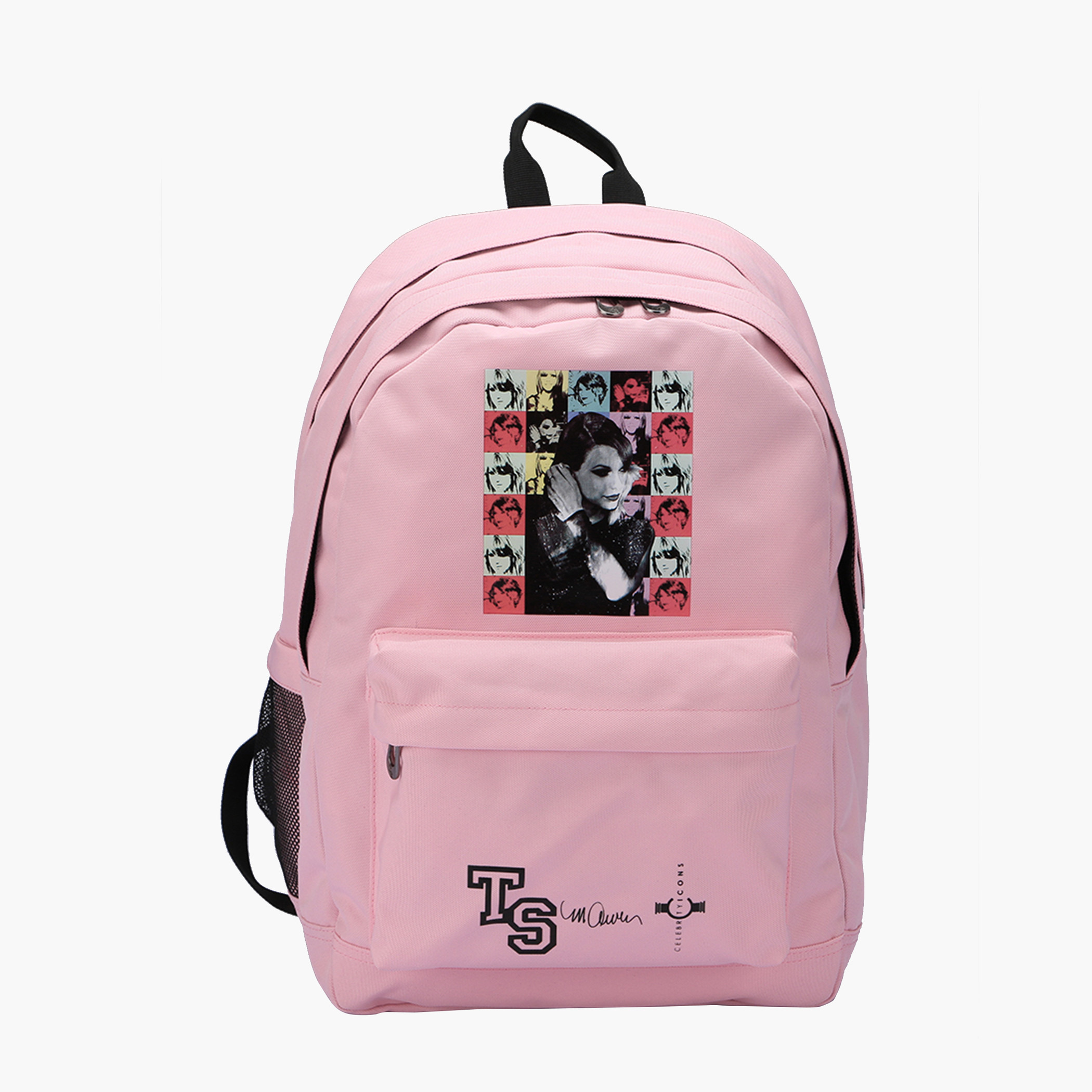 Swifties Print Backpack with Adjustable Straps and Zip Closure - 30x20x44 cm-school-bagsandbackpacks-backpacks-image-1