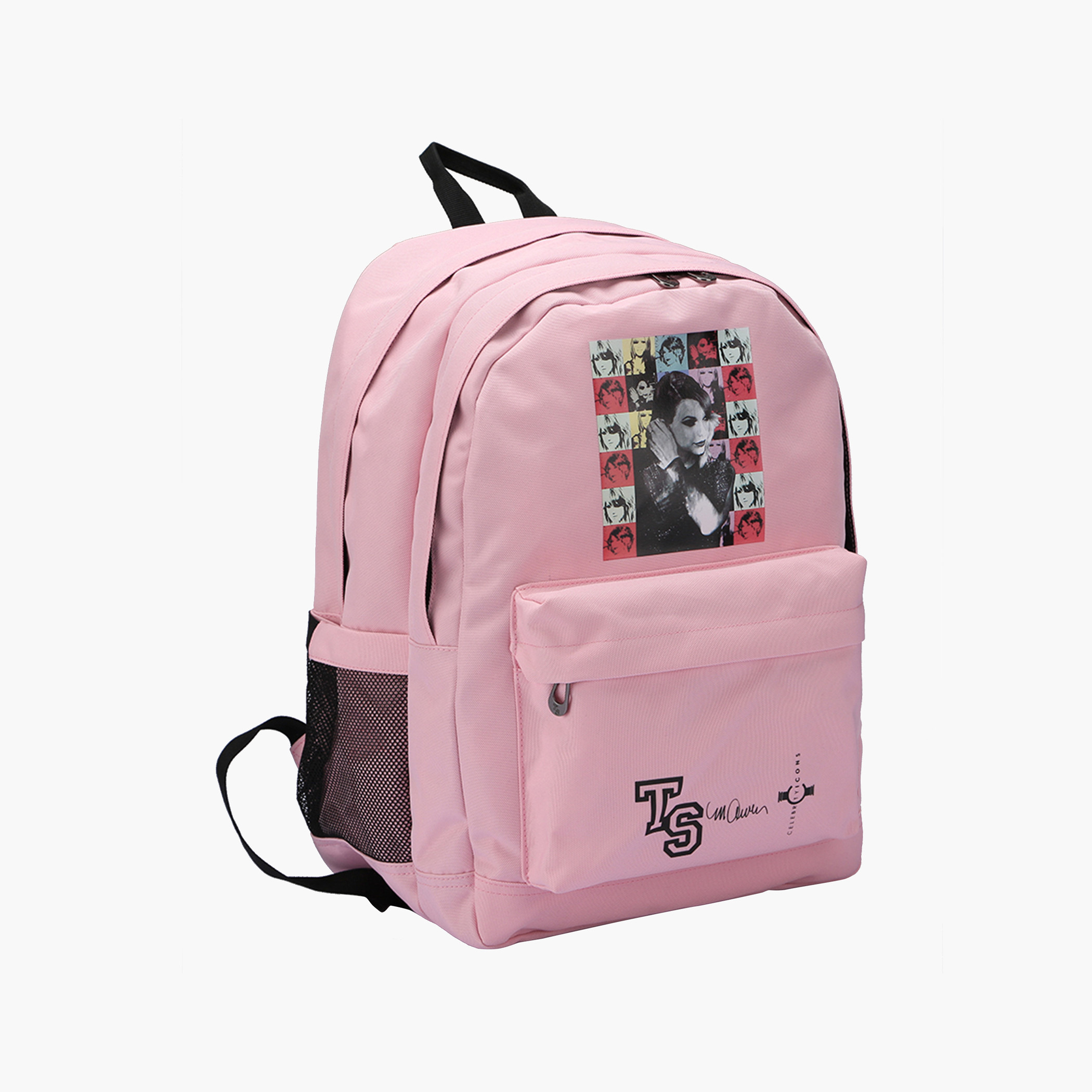 Swifties Print Backpack with Adjustable Straps and Zip Closure - 30x20x44 cm-school-bagsandbackpacks-backpacks-image-2