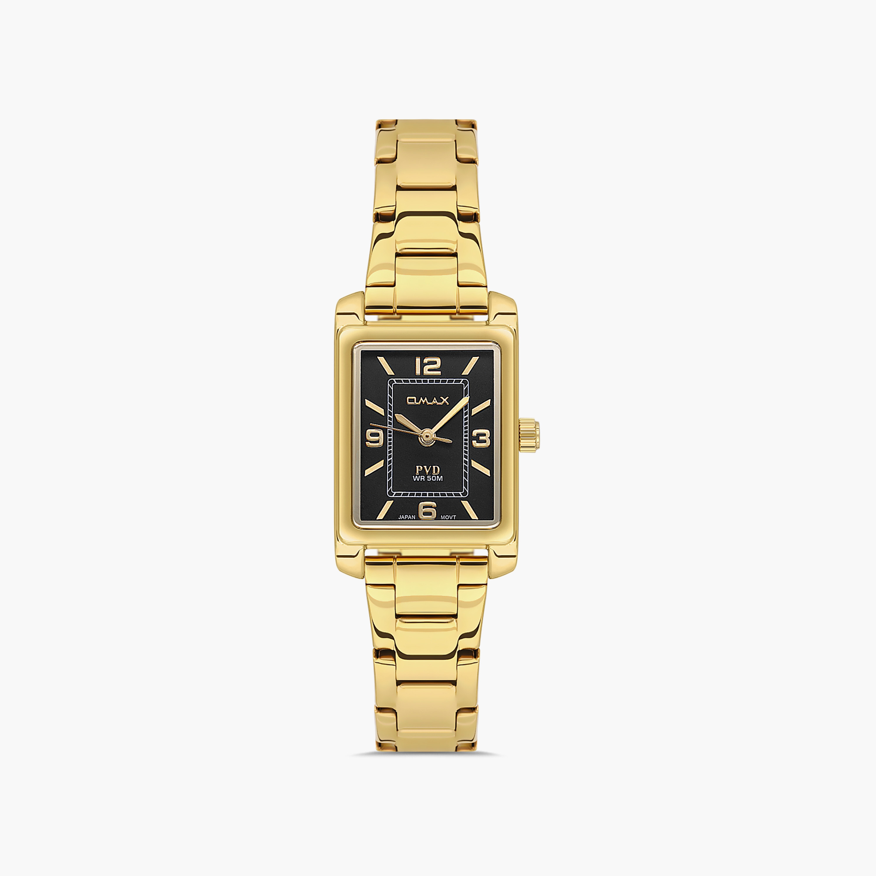 ساعة أنالوج ذهبية ذات ستانلس ستيل مع 42 مم من اوماكس للنساء | 00CFS006Q002-women-watchesandjewellery-watches-image-1