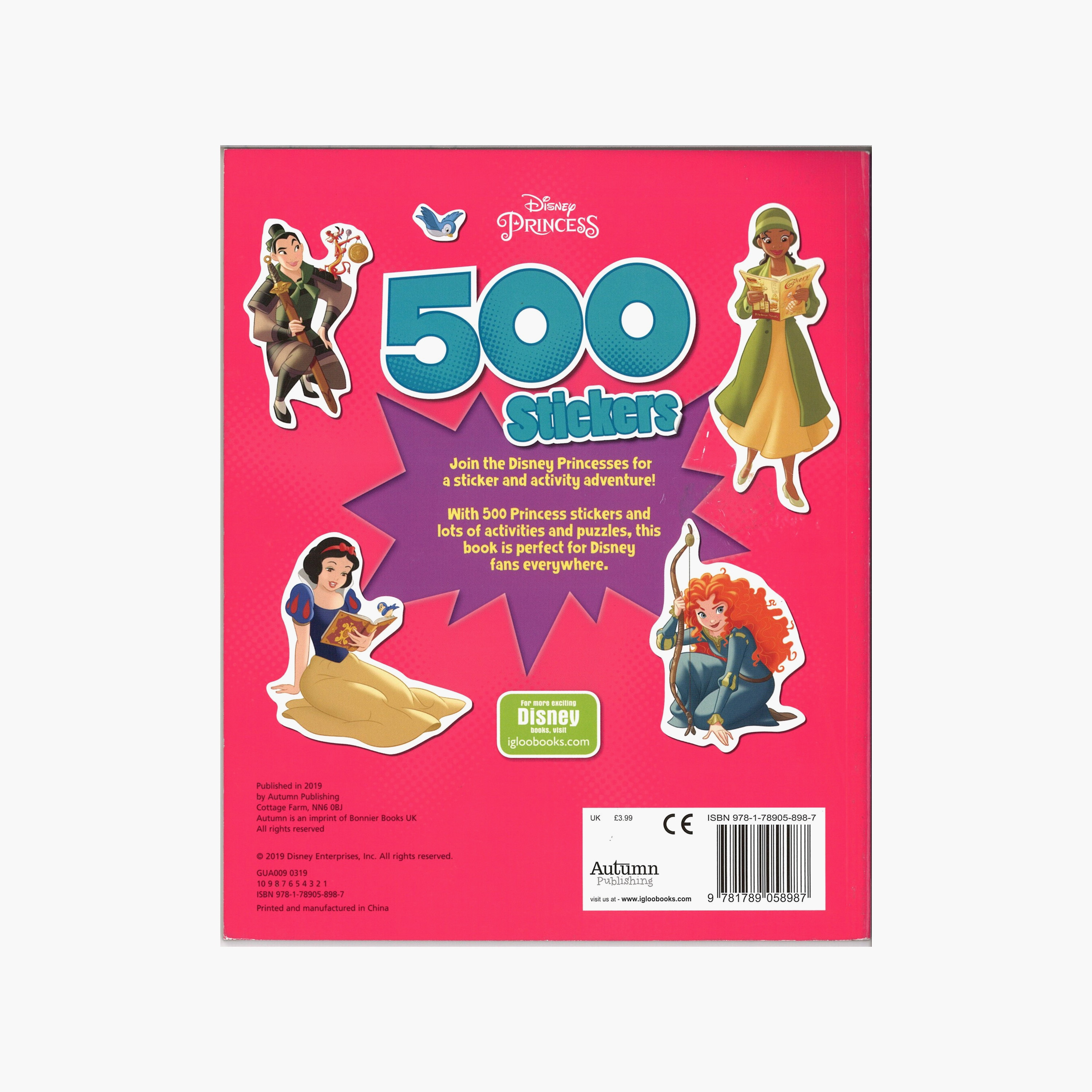 ملصقات 500 مميز لأميرات ديزني - والت ديزني-books-english-childrenbooks-image-2