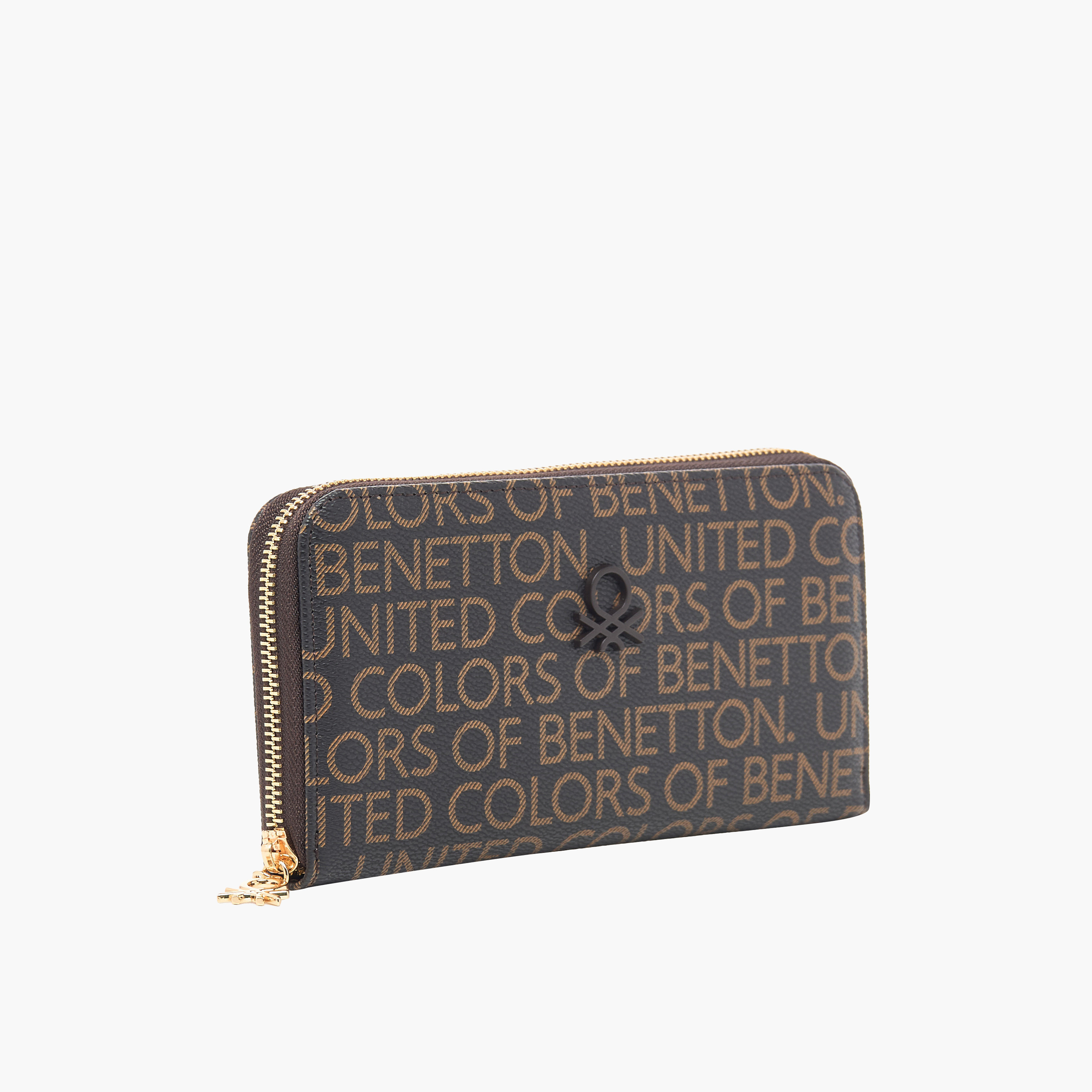 محفظة بطبعات وسحاب من يونايتد كولورز أوف بينيتون-women-bagsandwallets-wallets-image-2