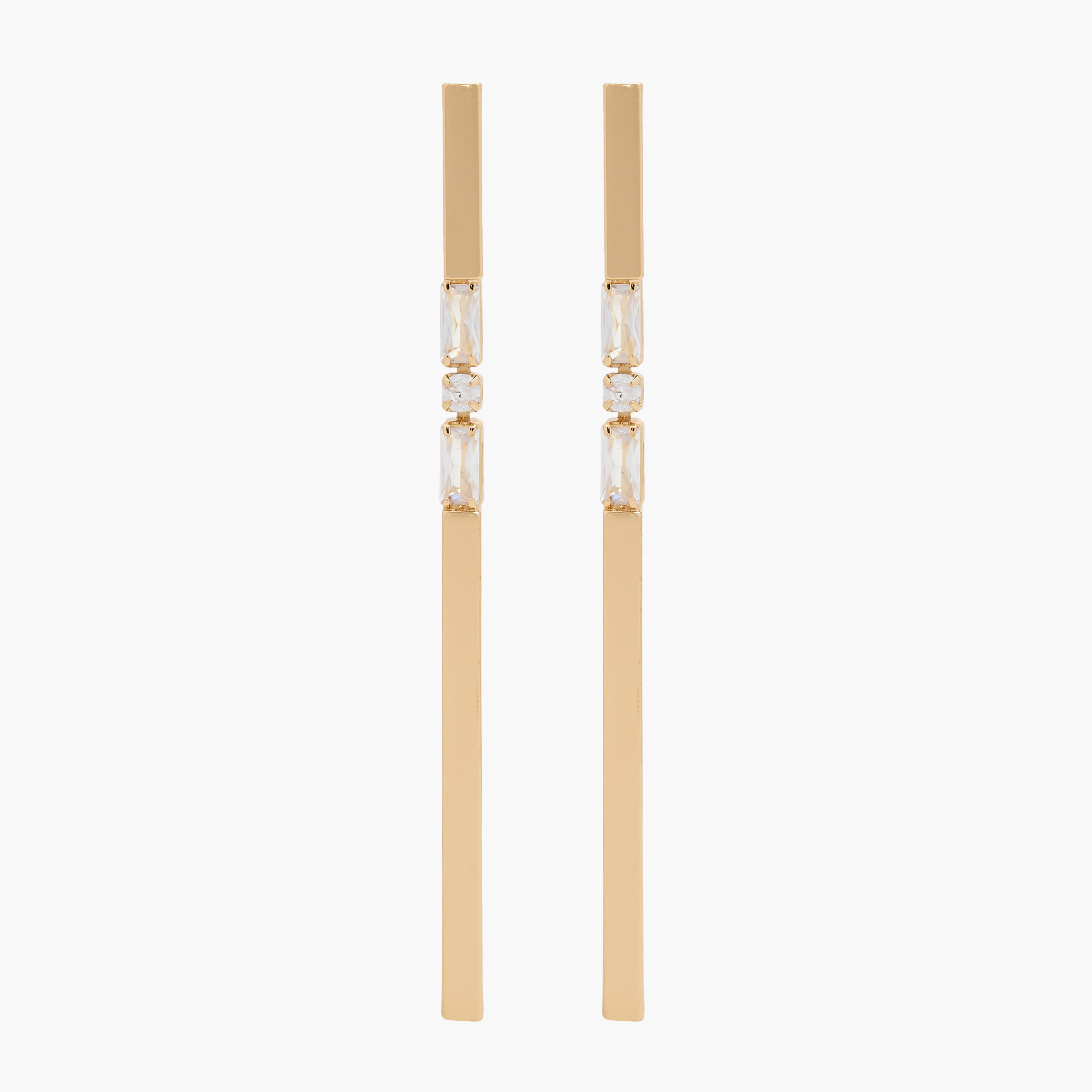 Stone Embellished Dangler Earrings with Pushback Closure-women-watchesandjewellery-jewellery-earrings-image-1