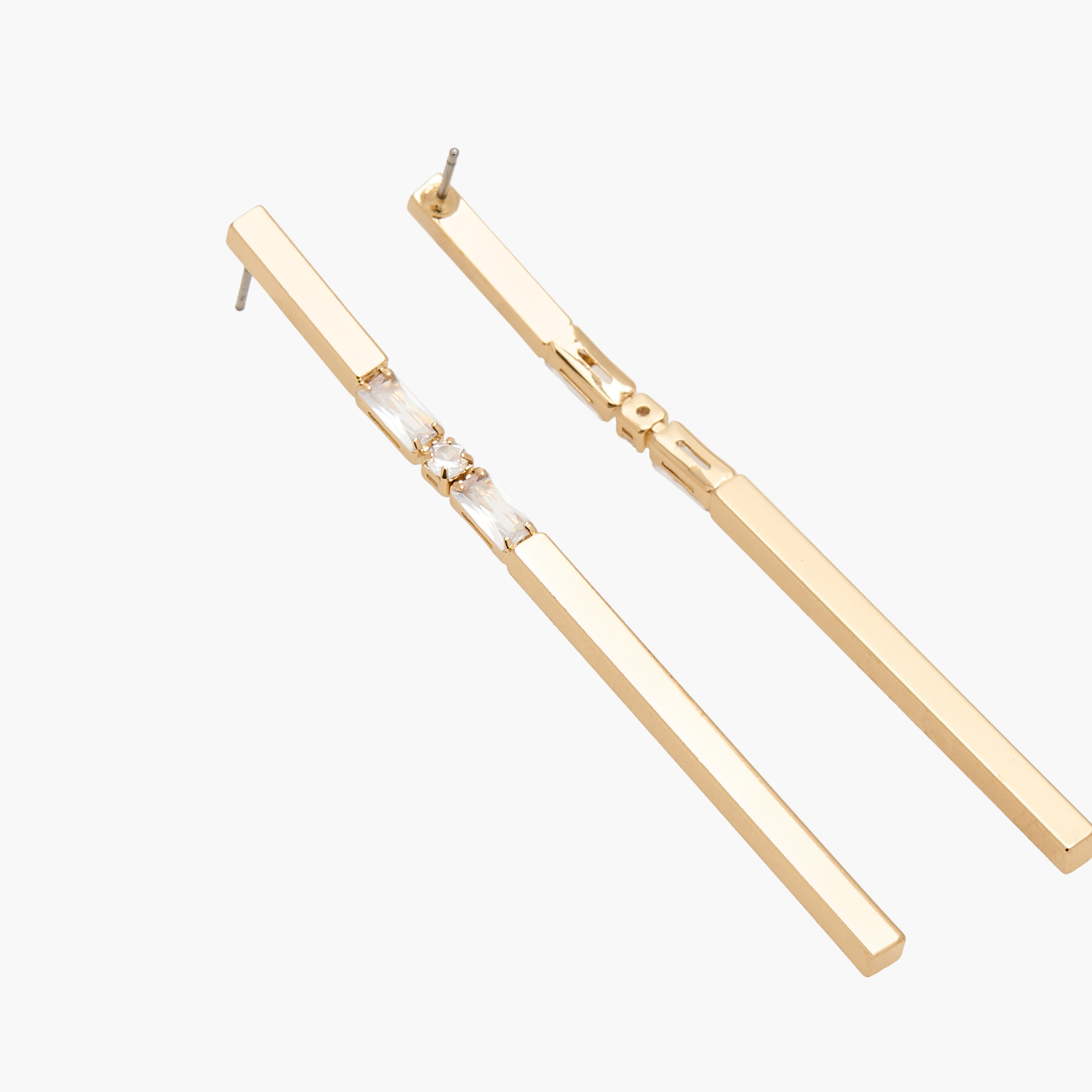 Stone Embellished Dangler Earrings with Pushback Closure-women-watchesandjewellery-jewellery-earrings-image-3