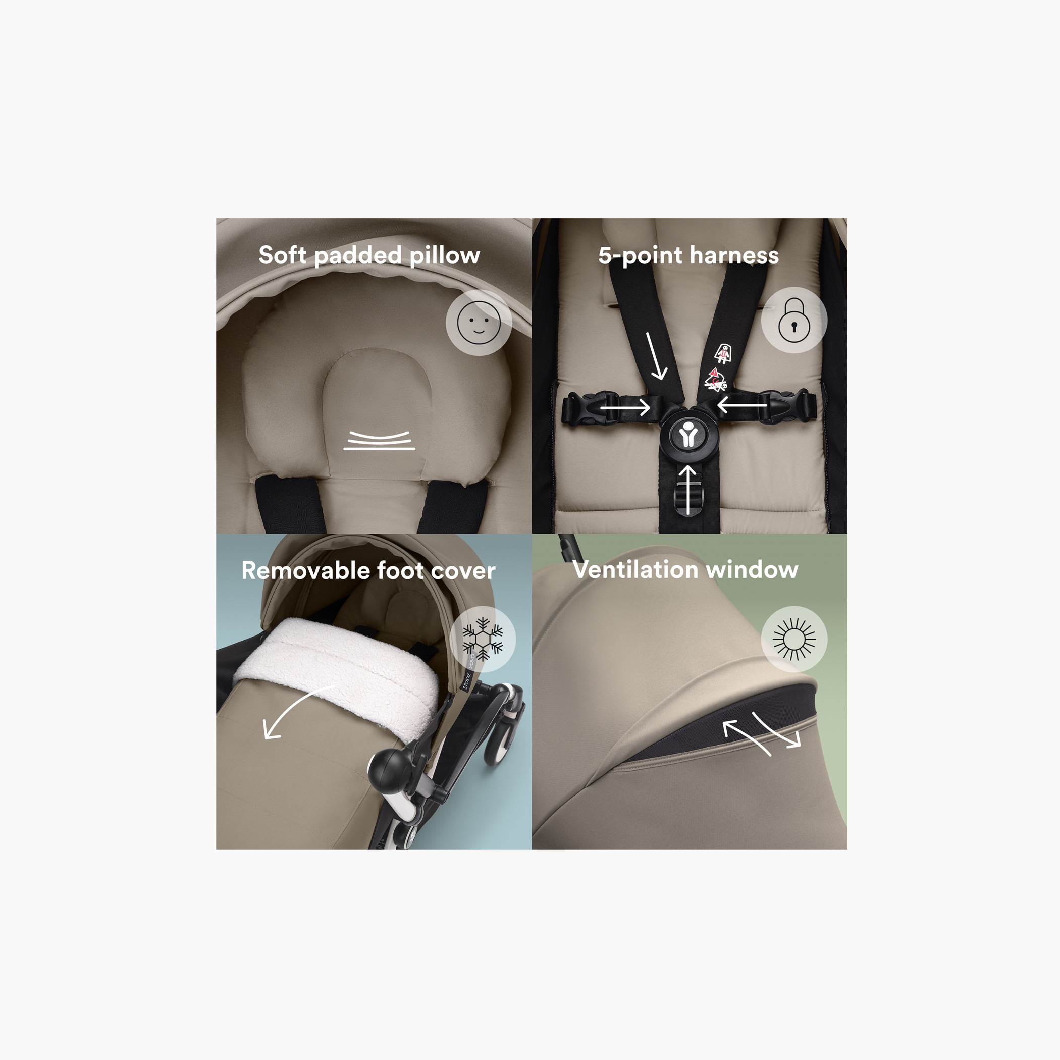 حزمة عربة أطفال يويو لحديثي الولادة 0+ من ستوك-baby-gear-strollersandprams-strollers-image-3