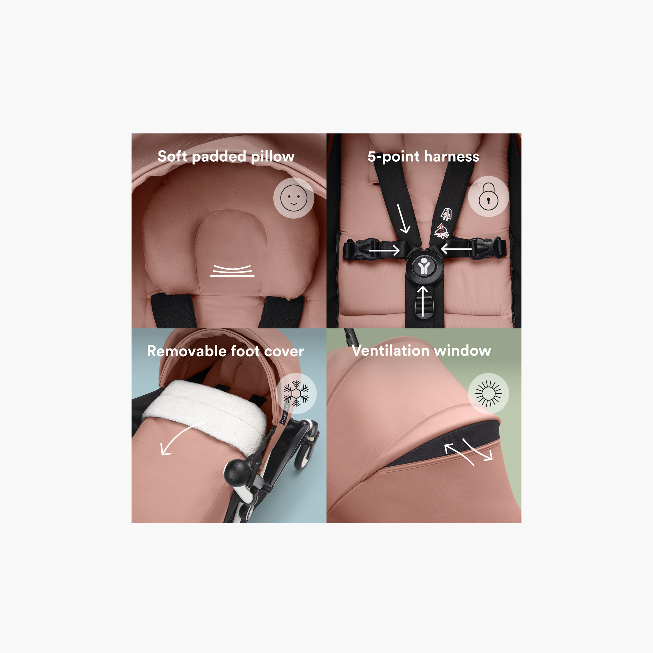 حزمة عربة أطفال يويو لحديثي الولادة 0+ من ستوك-baby-gear-strollersandprams-strollers-image-3