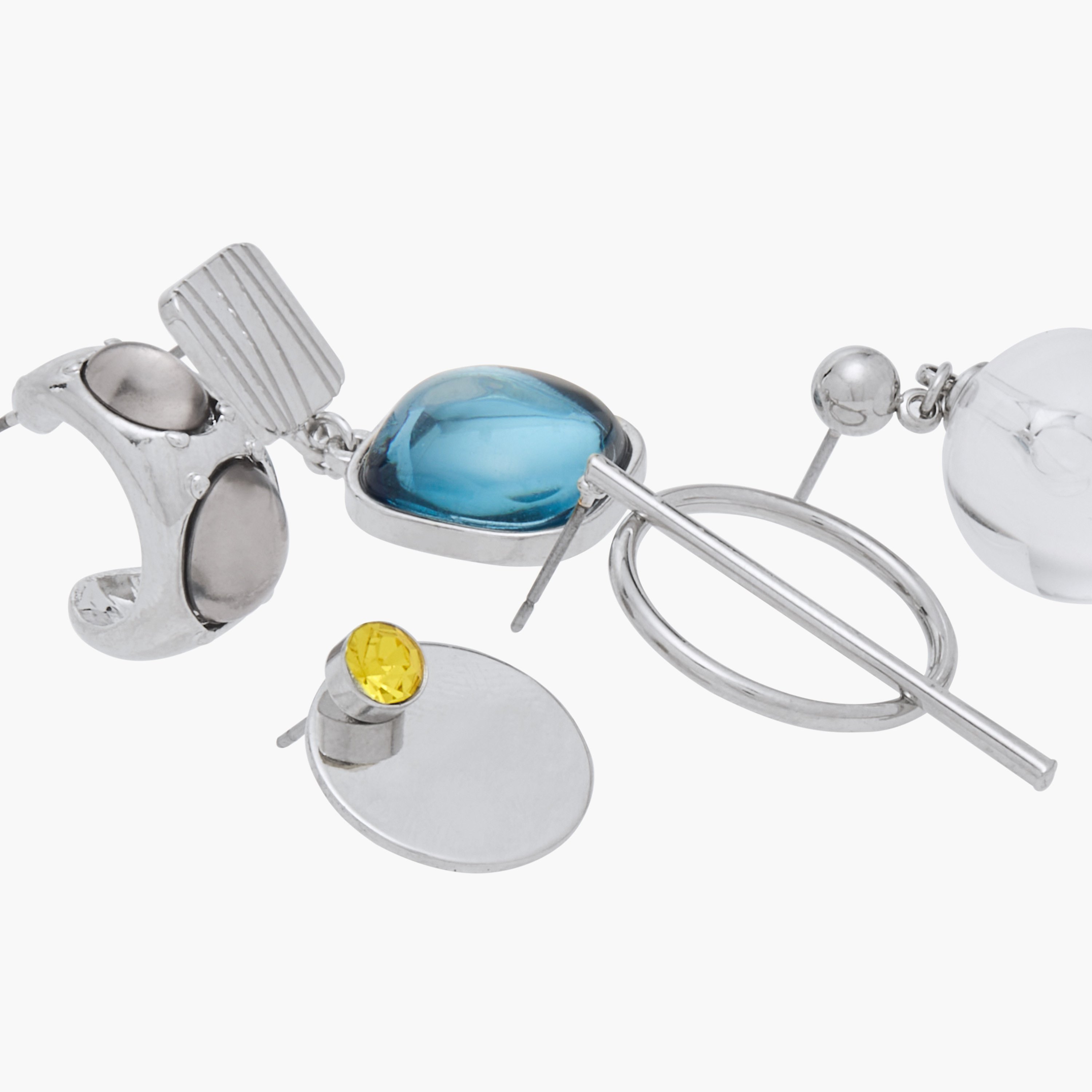Assorted Earrings with Pushback Closure - Set of 5-women-watchesandjewellery-jewellery-earrings-image-3