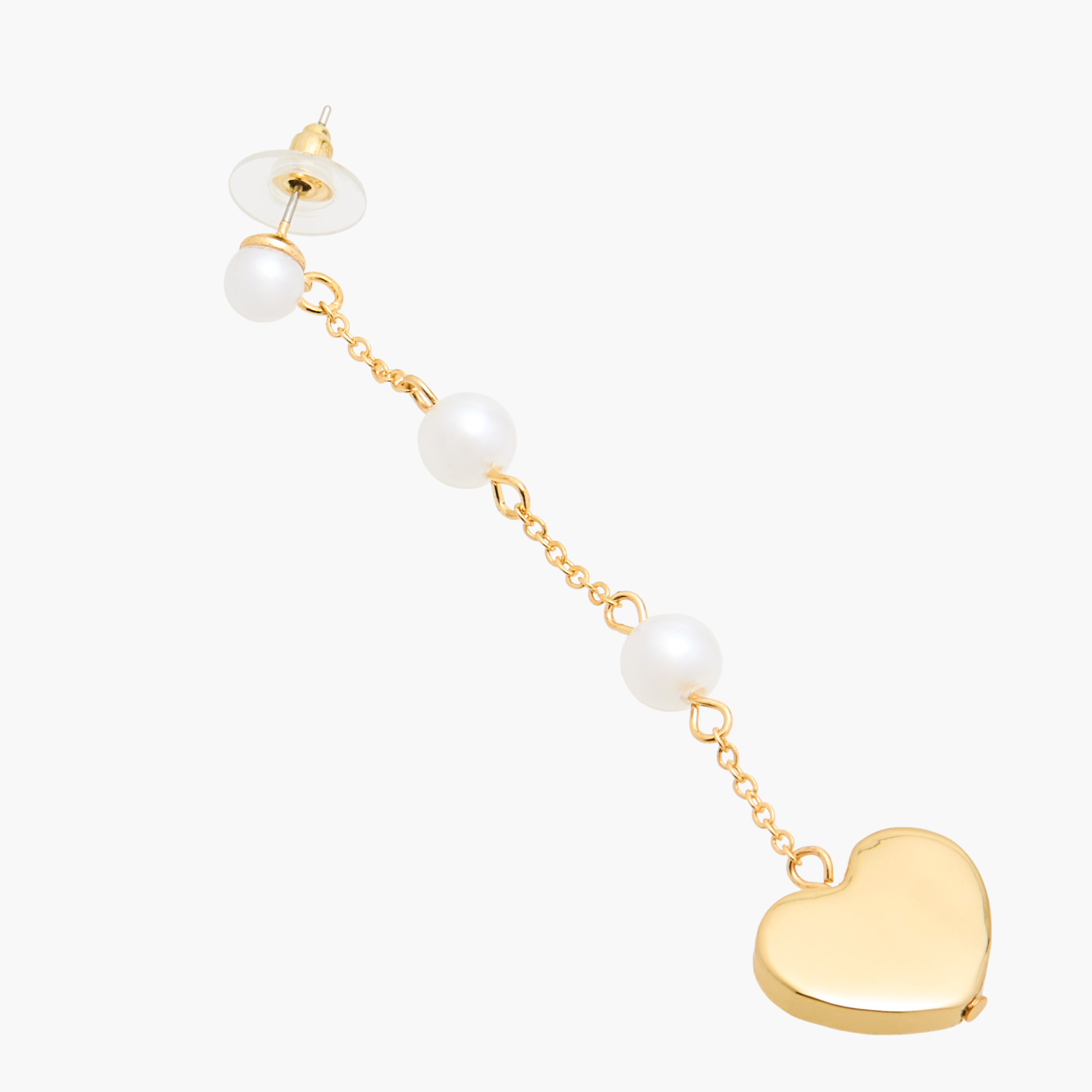 Canvas Pearl Embellished Dangle Earrings with Pushback Closure-women-watchesandjewellery-jewellery-earrings-image-4